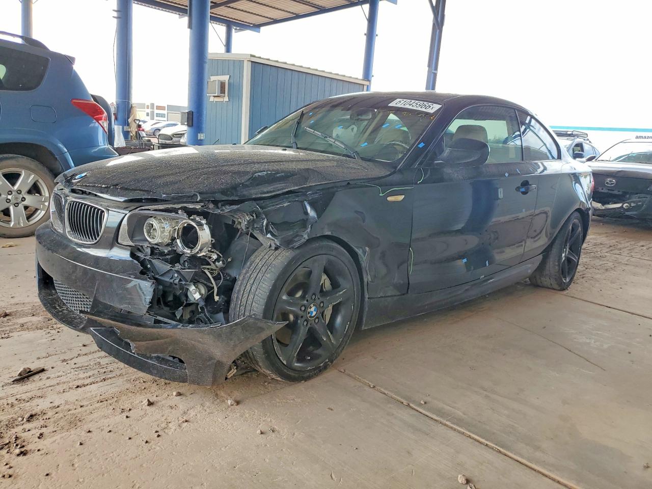 2011 BMW 1 Series 135i, VIN WBAUC9C57BVM09183 — Front end