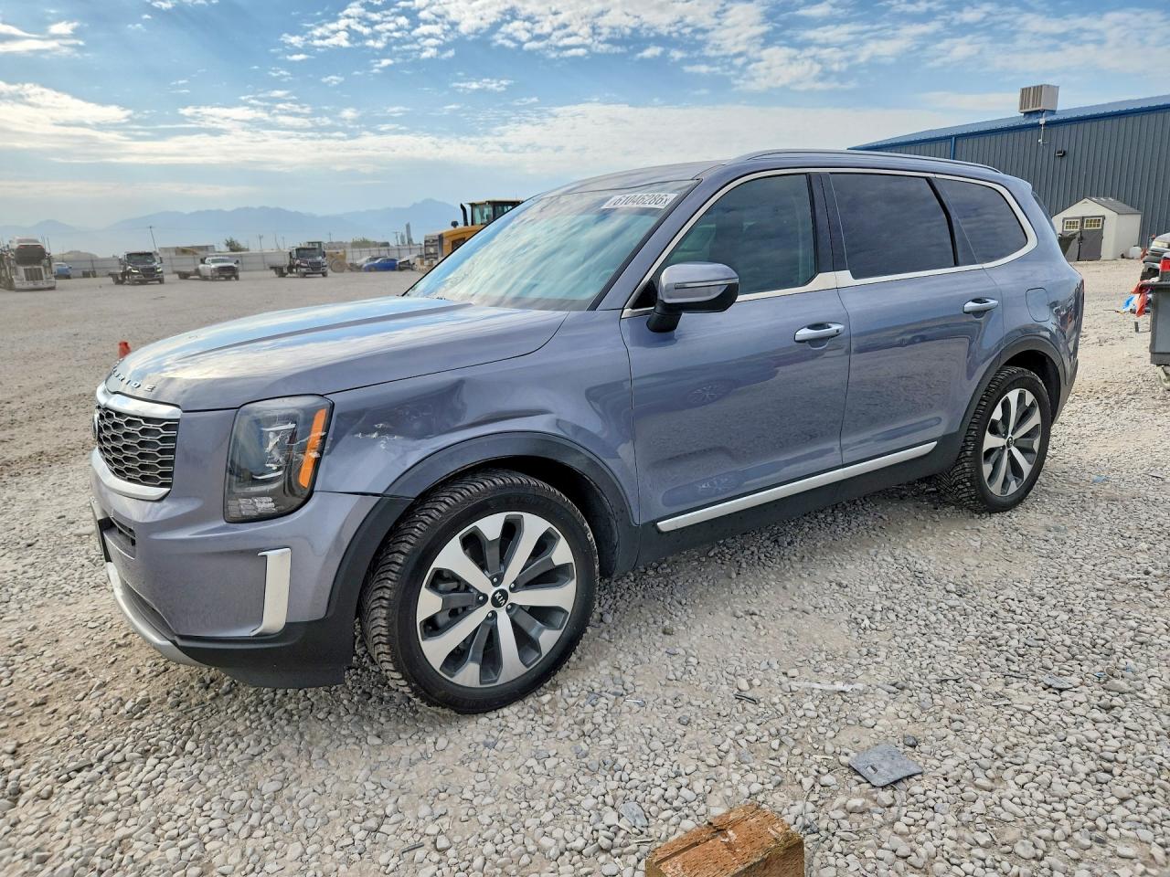 2021 Kia Telluride S, VIN 5XYP6DHC5MG174925 — Front end