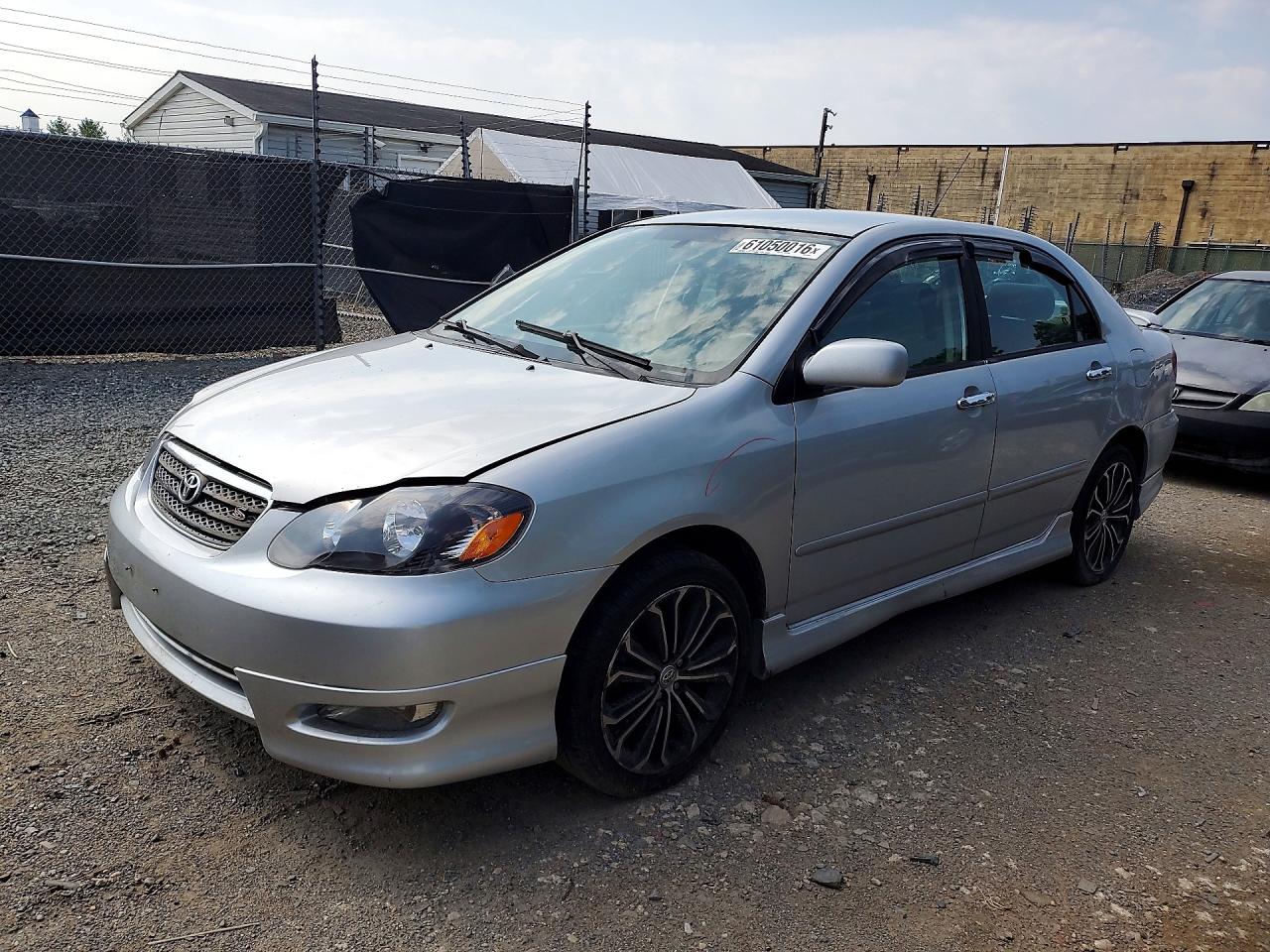 2008 Toyota Corolla LE, VIN 2T1BR32E48C905416 — Front end