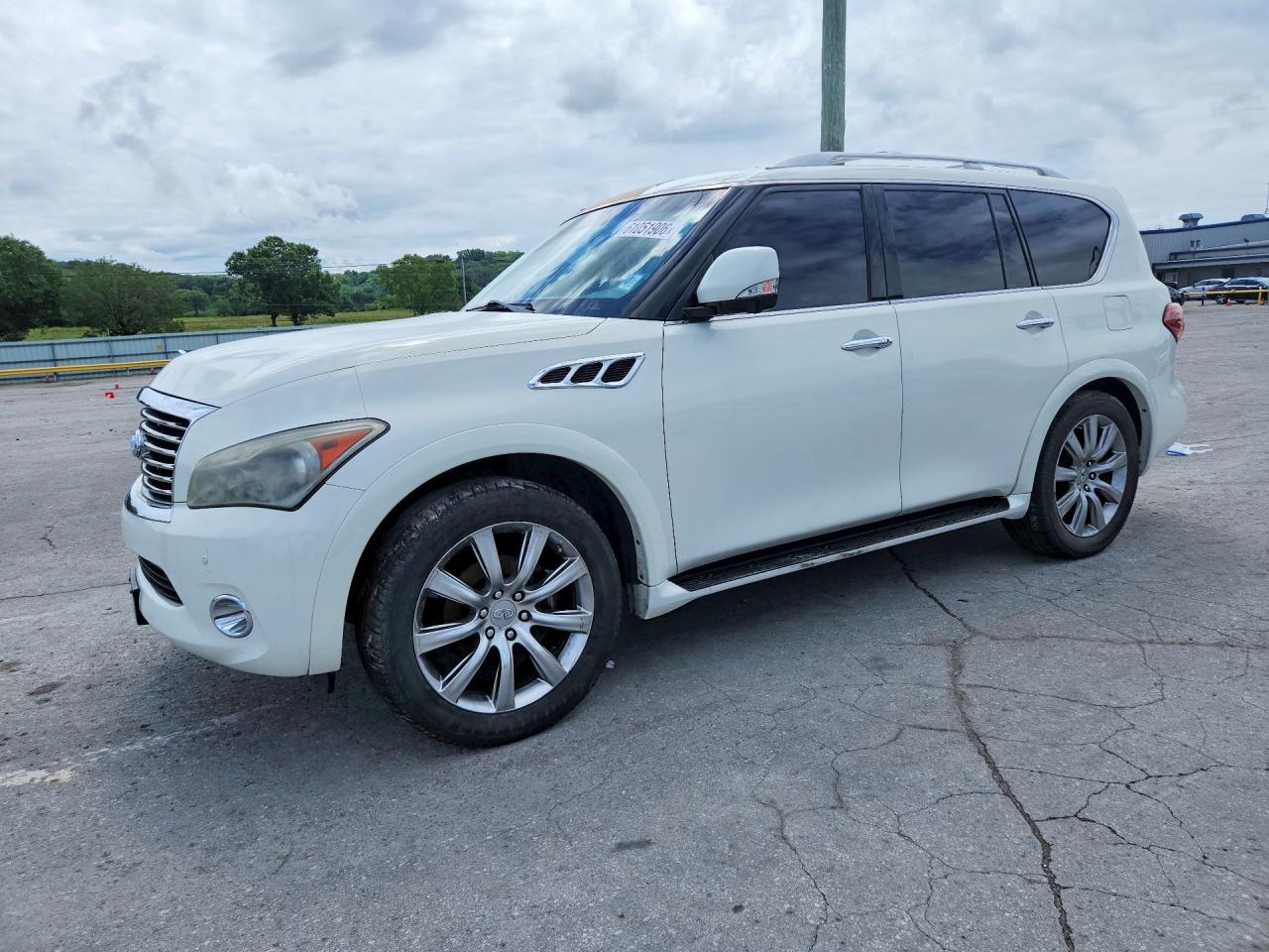 2012 Infiniti QX56 8-passenger, VIN JN8AZ2NC5C9317804 — Minor dents and scratches