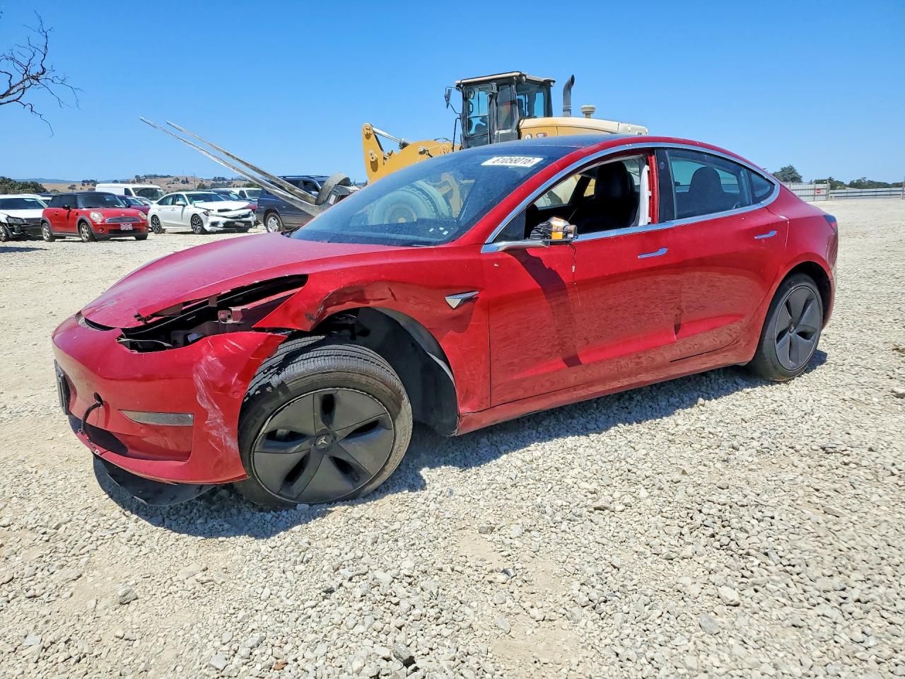 2017 Tesla Model 3 Standard, VIN 5YJ3E1EA6HF000068 — Front end