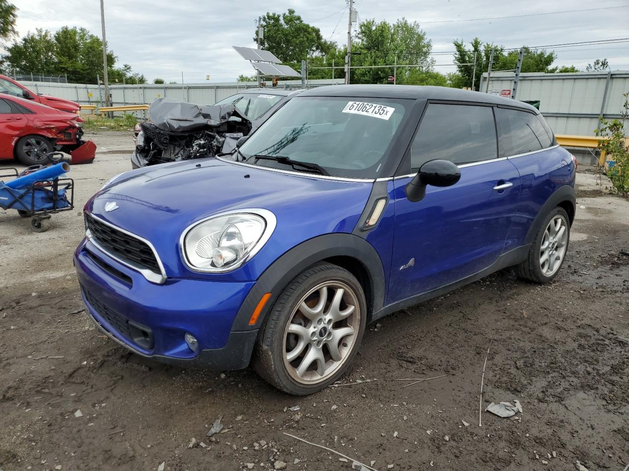 2013 MINI Paceman S ALL4, VIN WMWSS7C59DWN51479 — Зад