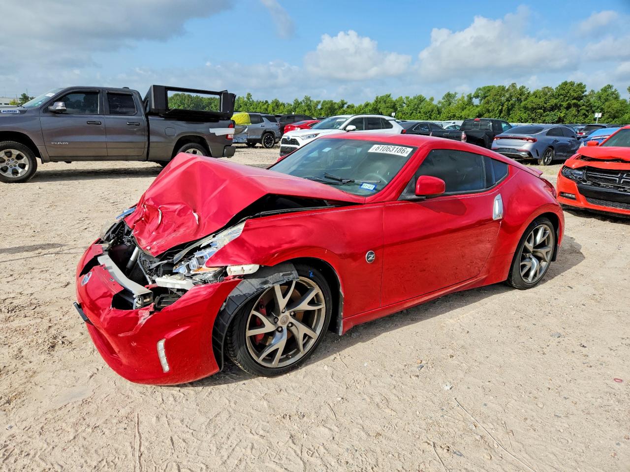 2015 Nissan 370Z Sport, VIN JN1AZ4EH9FM444336 — Front end