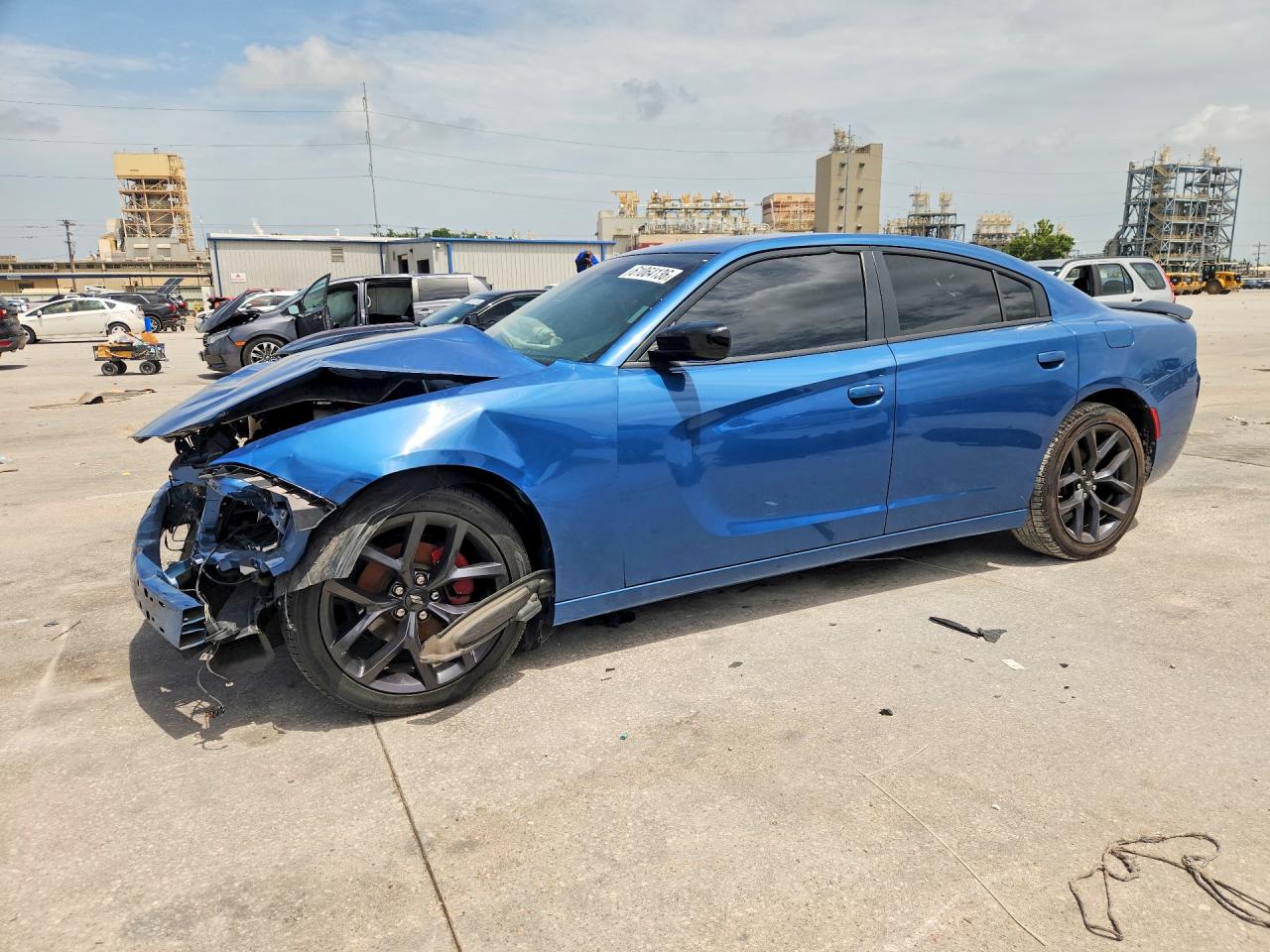 2021 Dodge Charger SXT, VIN 2C3CDXBG6MH659954 — Front end