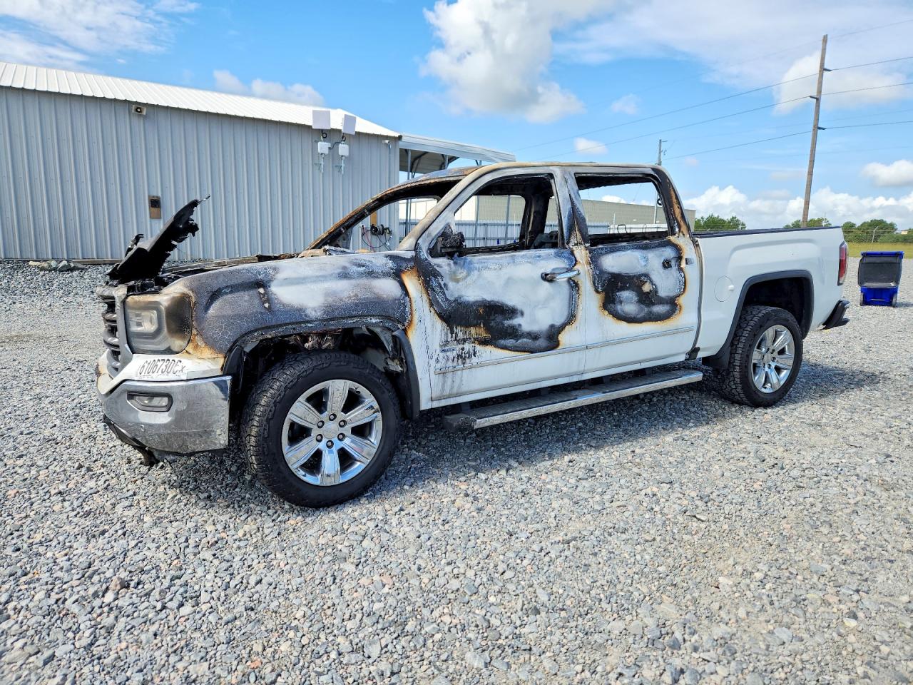 2018 GMC Sierra 1500 SLT, VIN 3GTU1NER7JG271024 — Burn