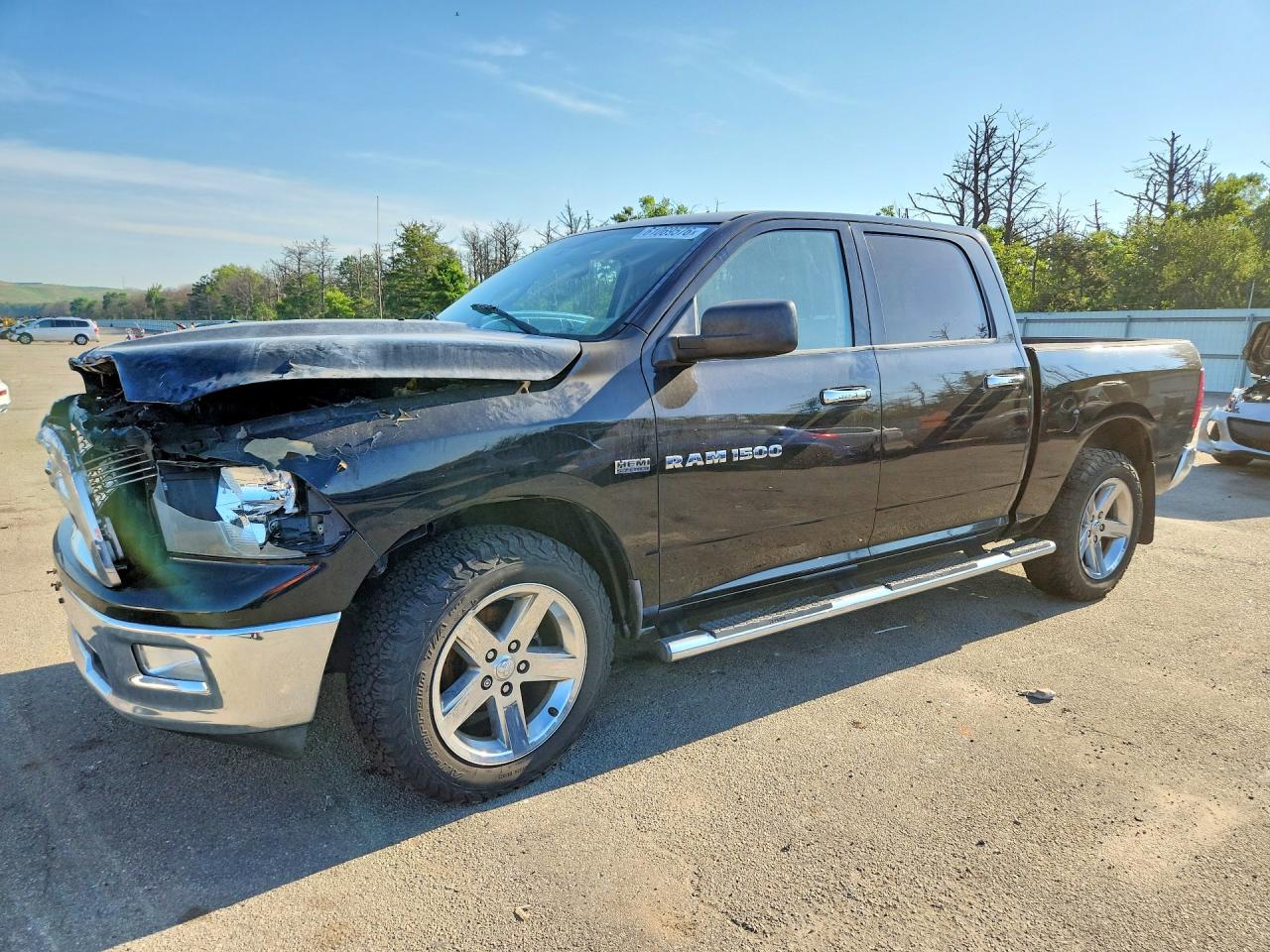 2012 Ram 1500 Outdoorsman, VIN 1C6RD7LT4CS146184 — Engine fire