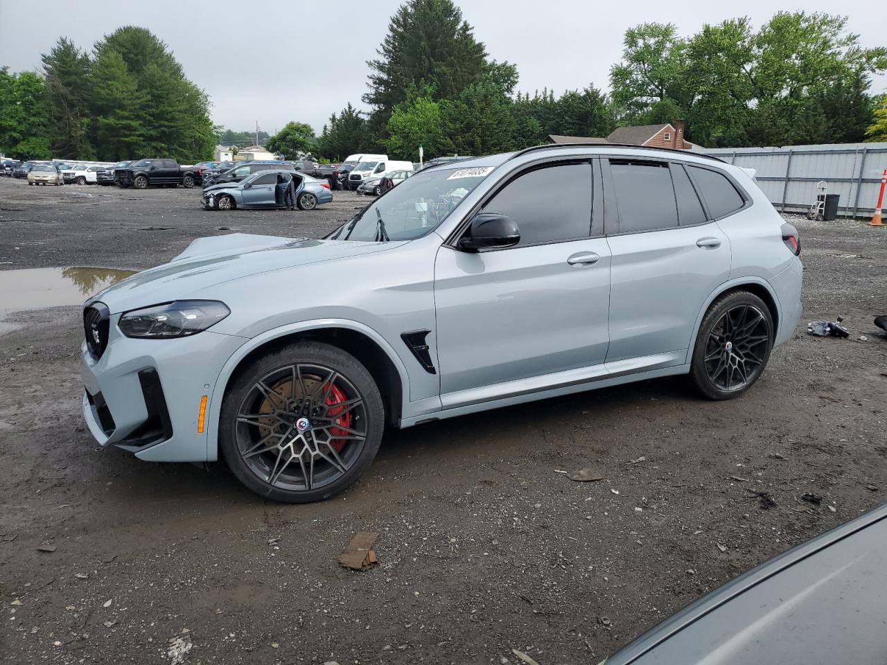 2023 BMW X3 M, VIN 5YM13EC03P9P74308 — Side