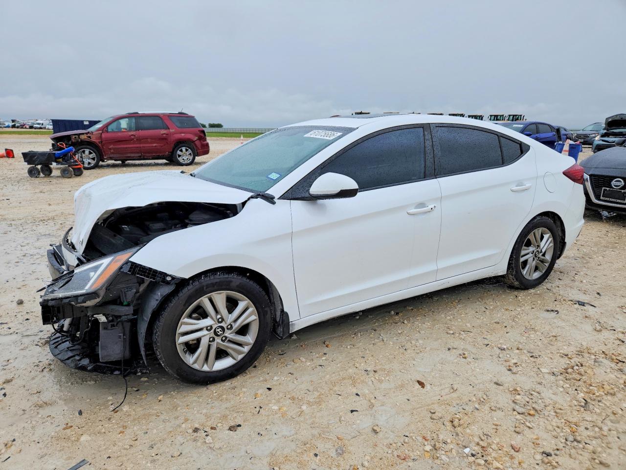 2019 Hyundai Elantra Limited, VIN 5NPD84LF4KH455036 — Front end