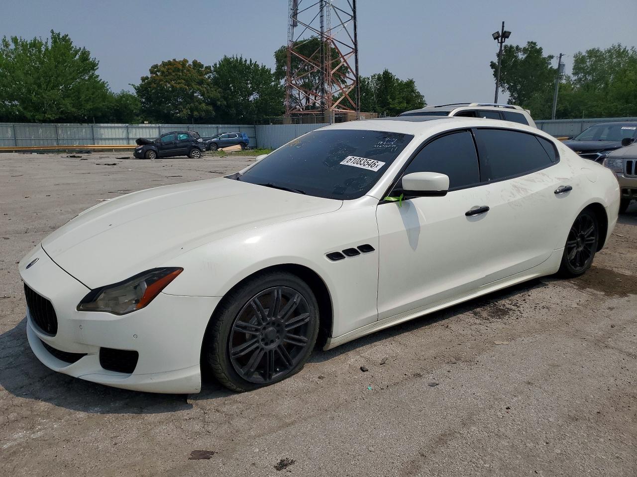 2015 Maserati Quattroporte GTS, VIN ZAM56PPA1F1142013 — Minor dents and scratches