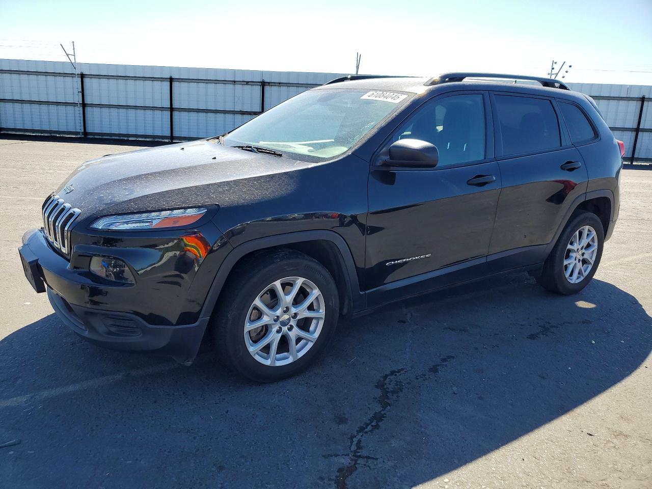 2016 Jeep Cherokee Sport, VIN 1C4PJLAB1GW265059 — Front end