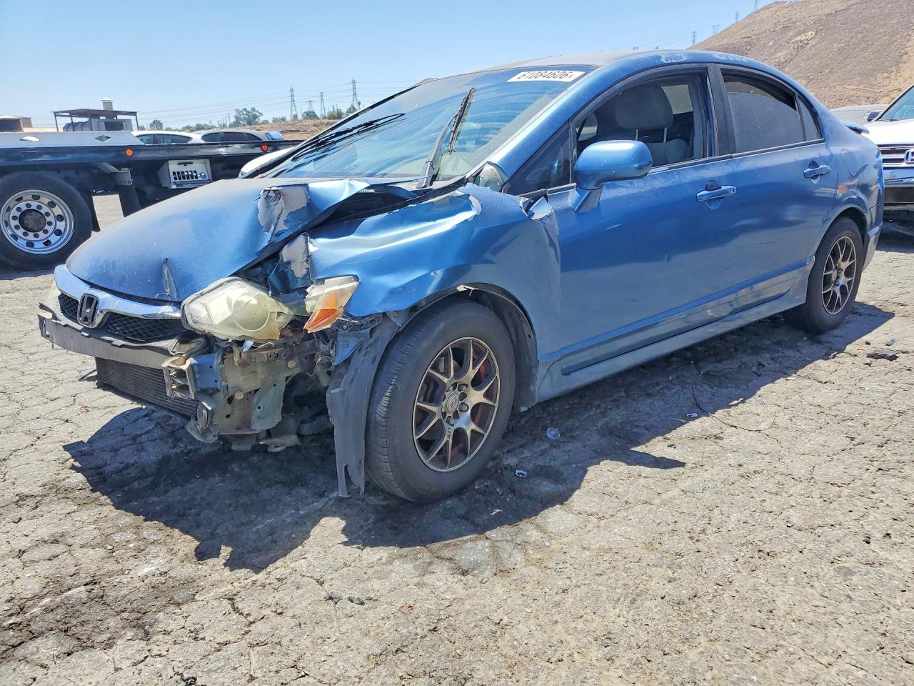 2010 Honda Civic LX, VIN 2HGFA1F55AH318534 — Front end