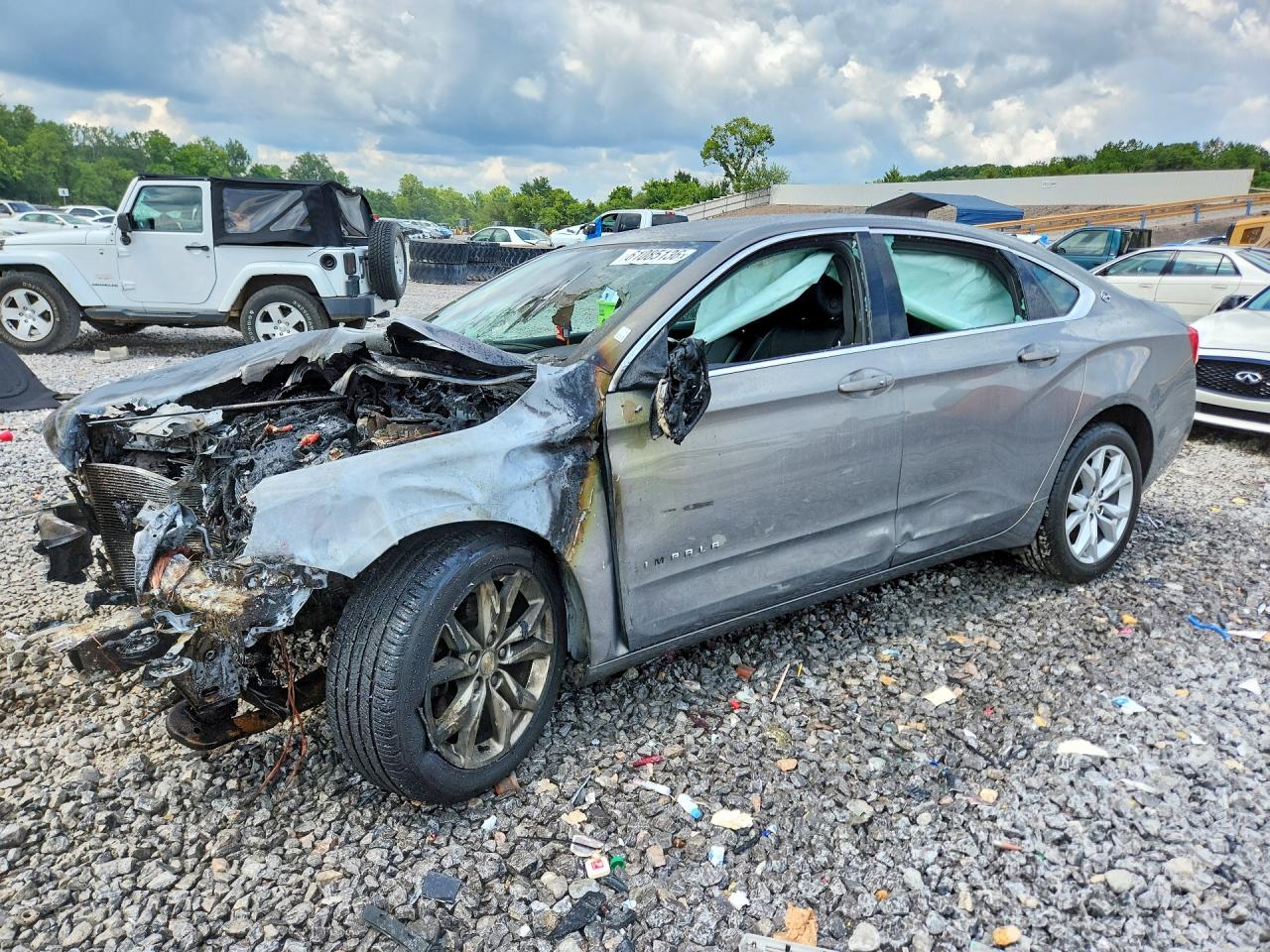 2019 Chevrolet Impala LT, VIN 1G11Z5S31KU114320 — Engine fire