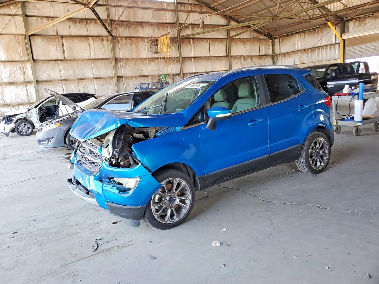 2019 Ford EcoSport Titanium, VIN MAJ3S2KEXKC303676 — Front end