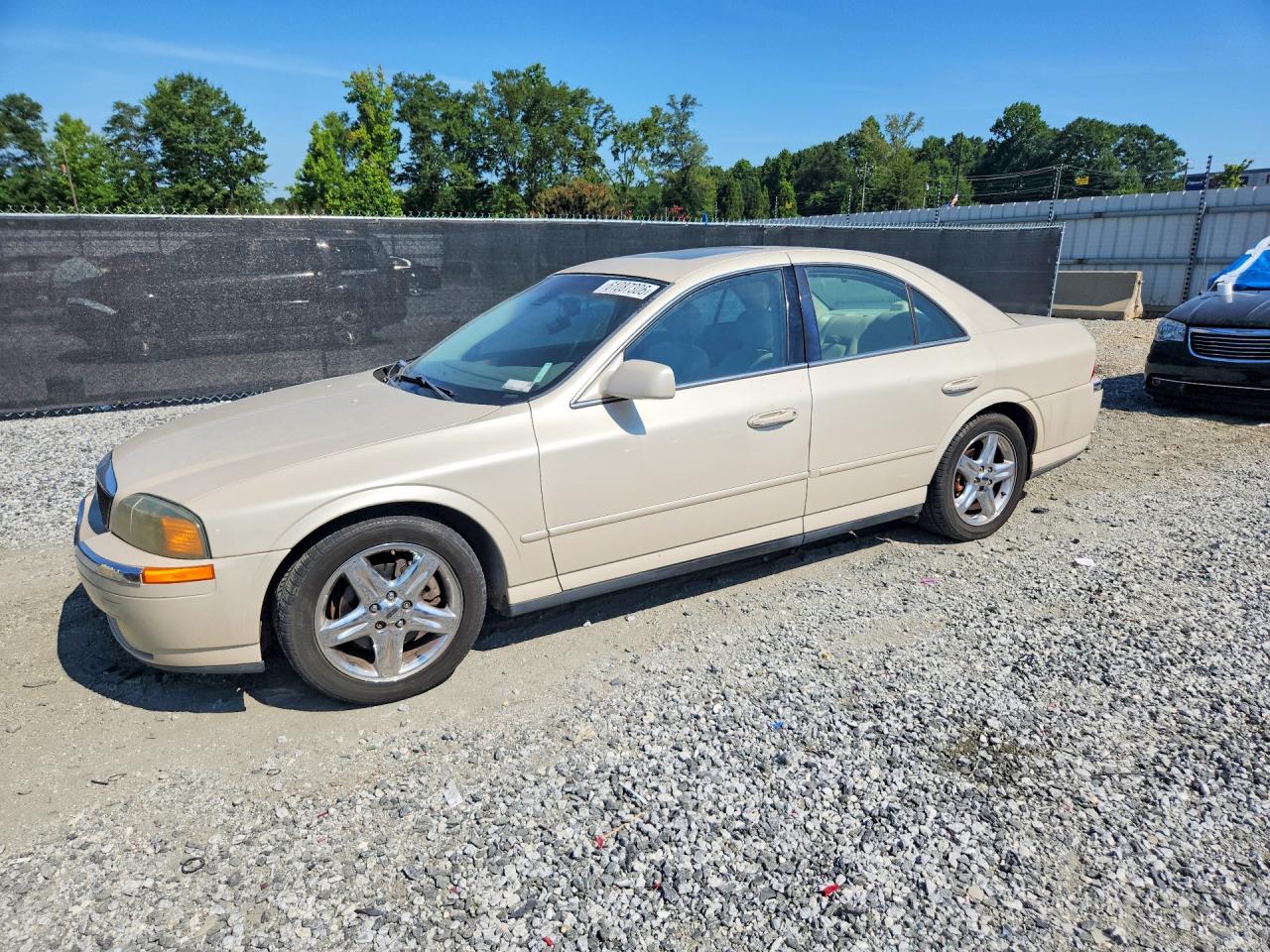 2002 Lincoln LS w/Base Pkg, VIN 1LNHM86S62Y706159 — Механическое