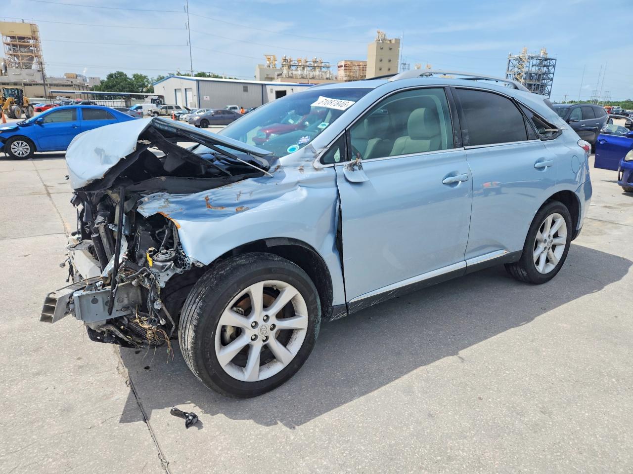 2011 Lexus RX 350, VIN 2T2ZK1BA2BC056183 — Front end