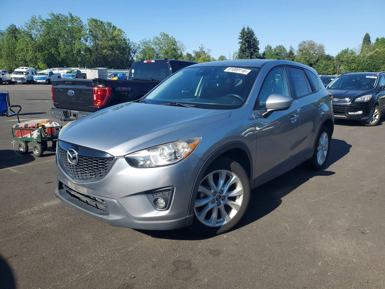 2014 Mazda CX-5 Grand Touring, VIN JM3KE4DY1E0347871 — Front end