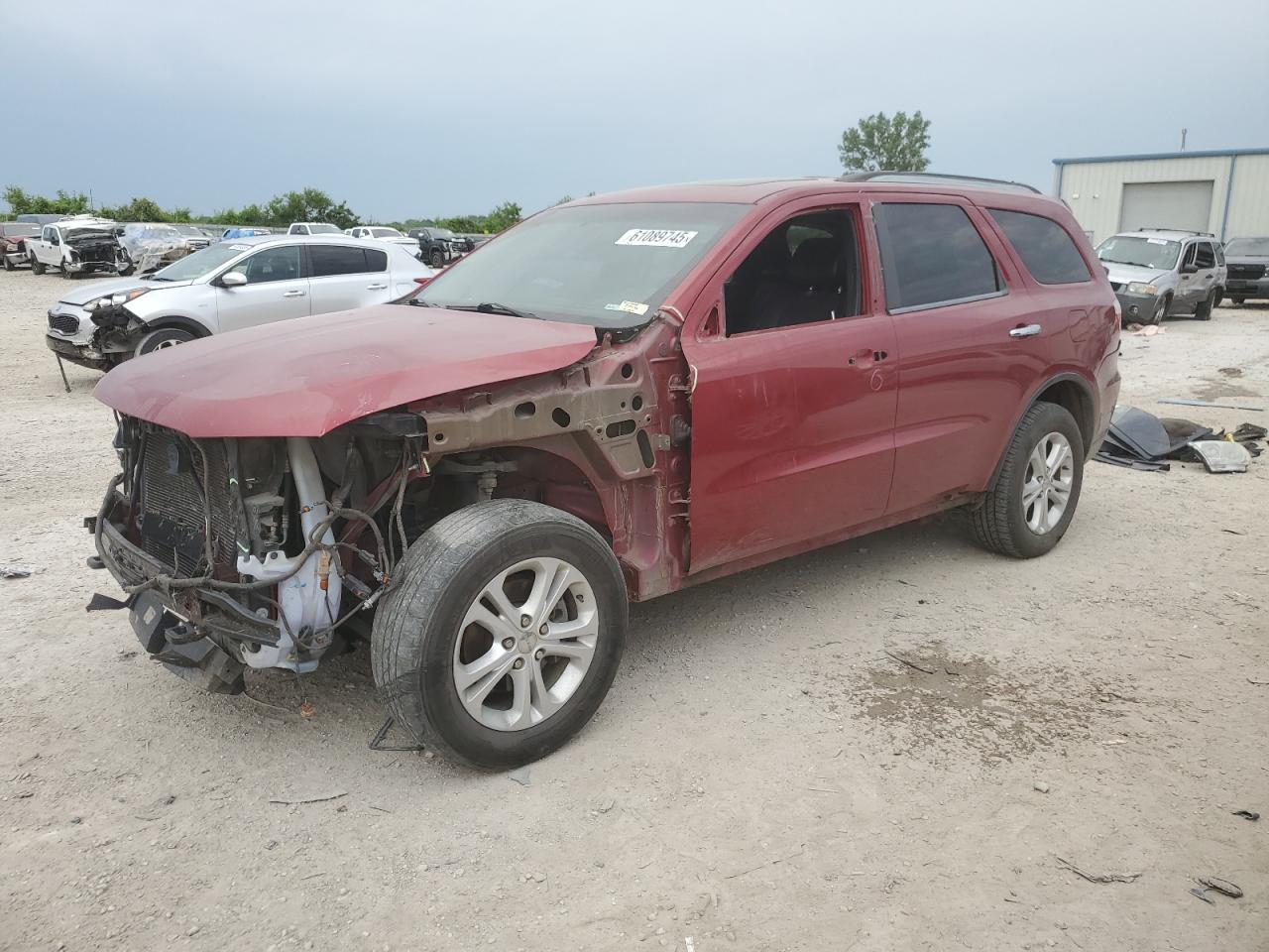2013 Dodge Durango Crew, VIN 1C4RDJDG6DC691337 — Front end