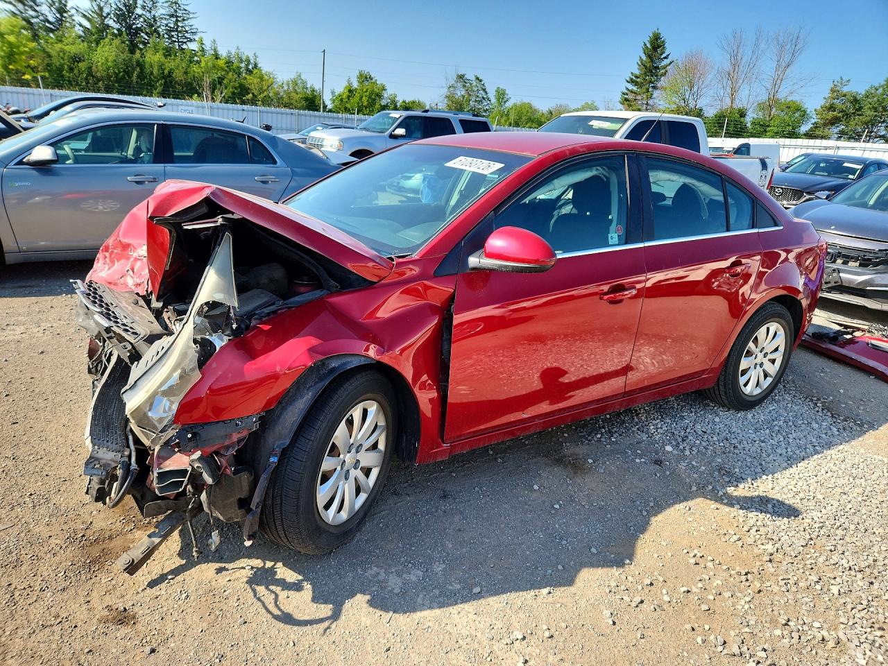 2011 Chevrolet Cruze 1LT, VIN 1G1PF5S90B7169525 — Перед