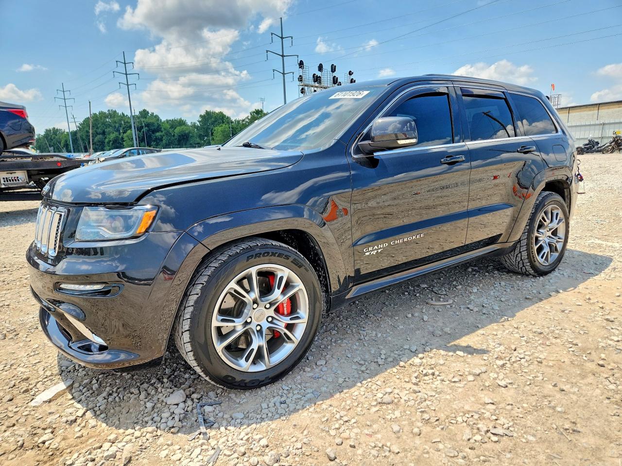 2013 Jeep Grand Cherokee SRT8 Vapor, VIN 1C4RJFDJ4DC542300 — Rear end