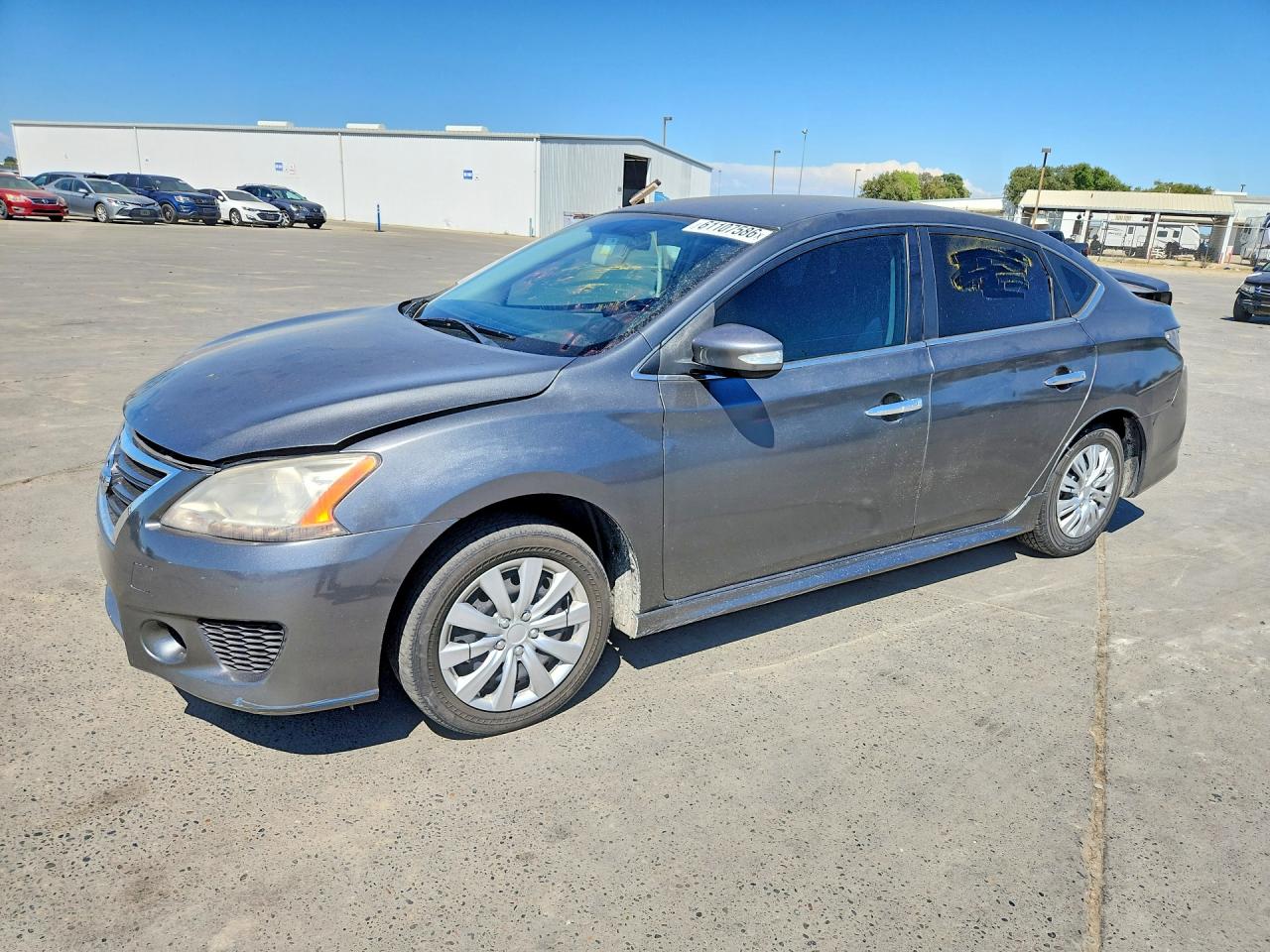 2015 Nissan Sentra SR, VIN 3N1AB7APXFY230973 — Rear end