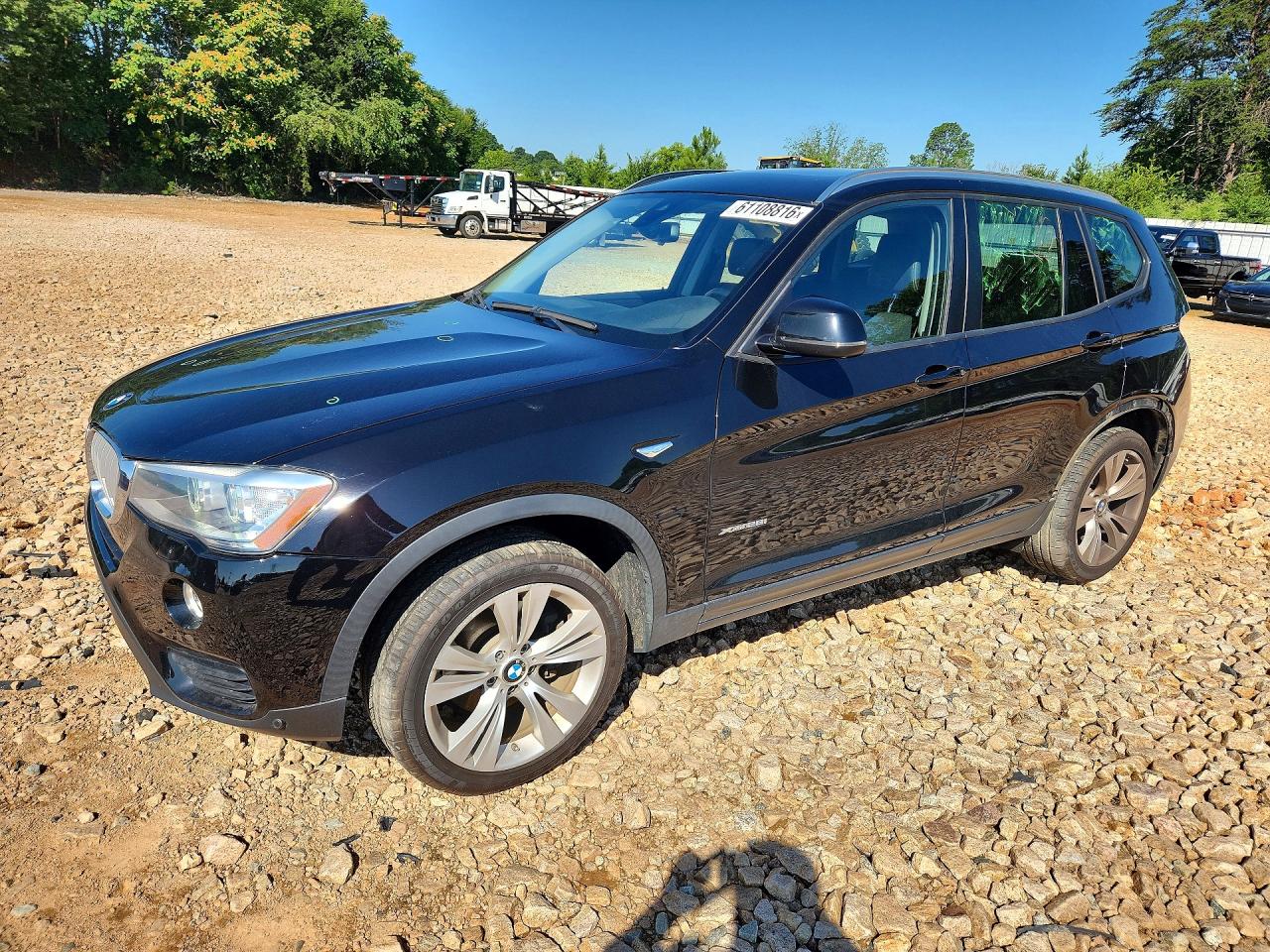 2016 BMW X3 xDrive28i, VIN 5UXWX9C52G0D68502 — Зад