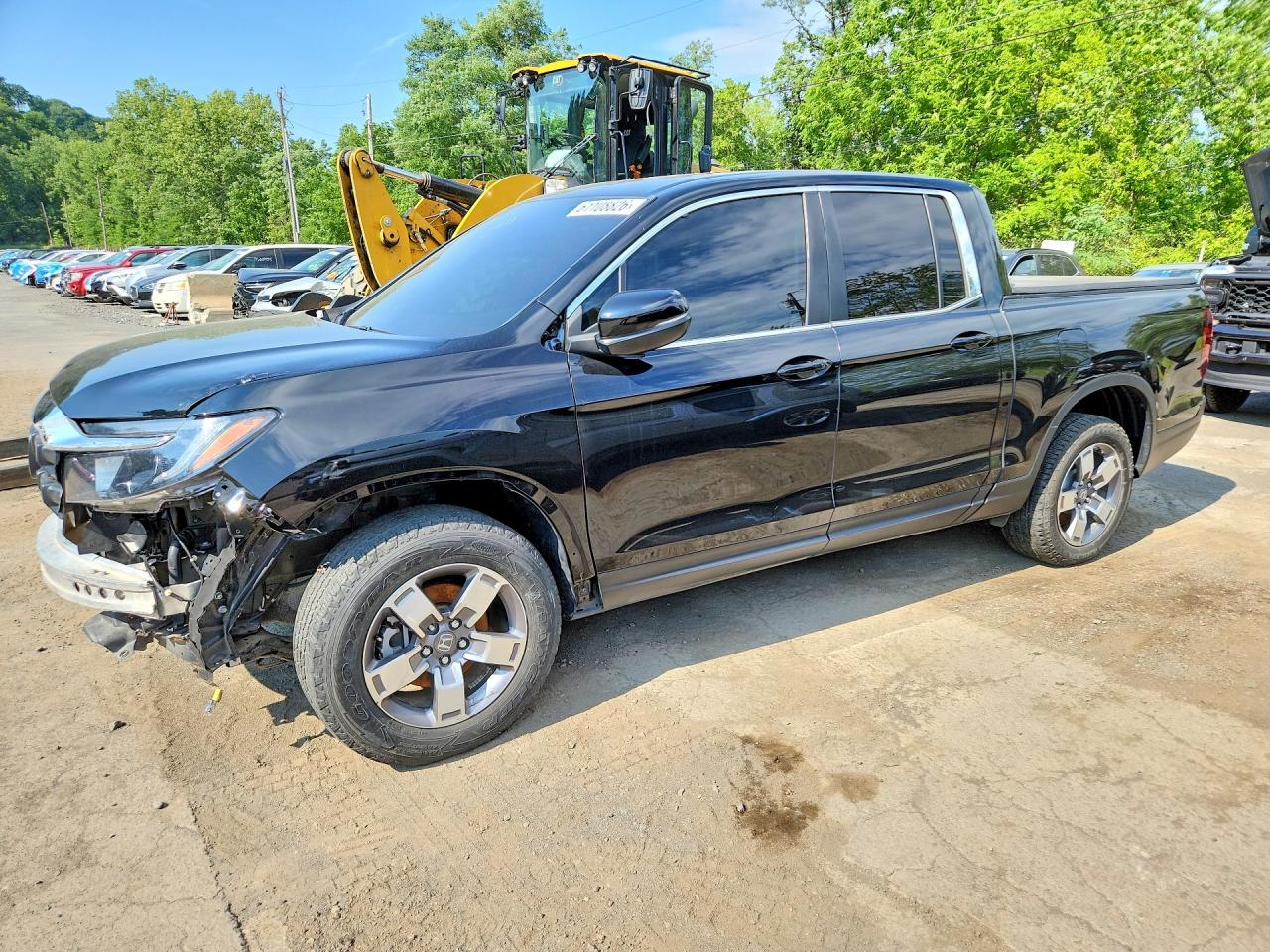 2024 Honda Ridgeline RTL, VIN 5FPYK3F58RB004045 — Front end