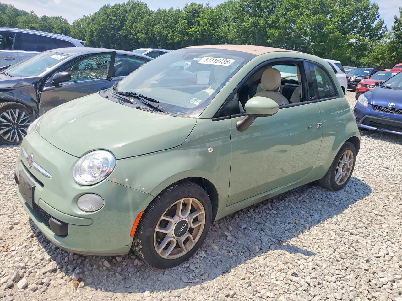 2015 FIAT 500 Pop, VIN 3C3CFFDR5FT640681 — Minor dents and scratches