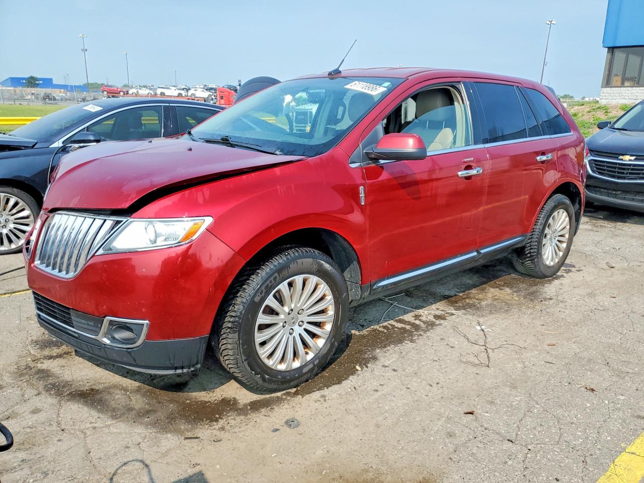 2014 Lincoln MKX, VIN 2LMDJ8JK9EBL09467 — Front end
