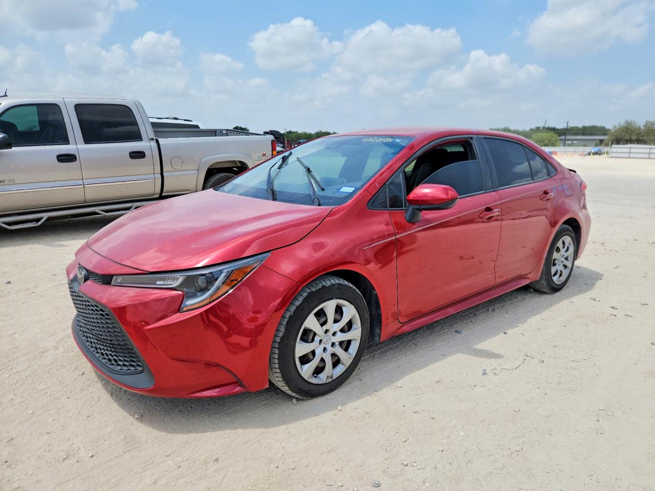 2021 Toyota Corolla LE, VIN JTDEPMAE0MJ174055 — Rear end