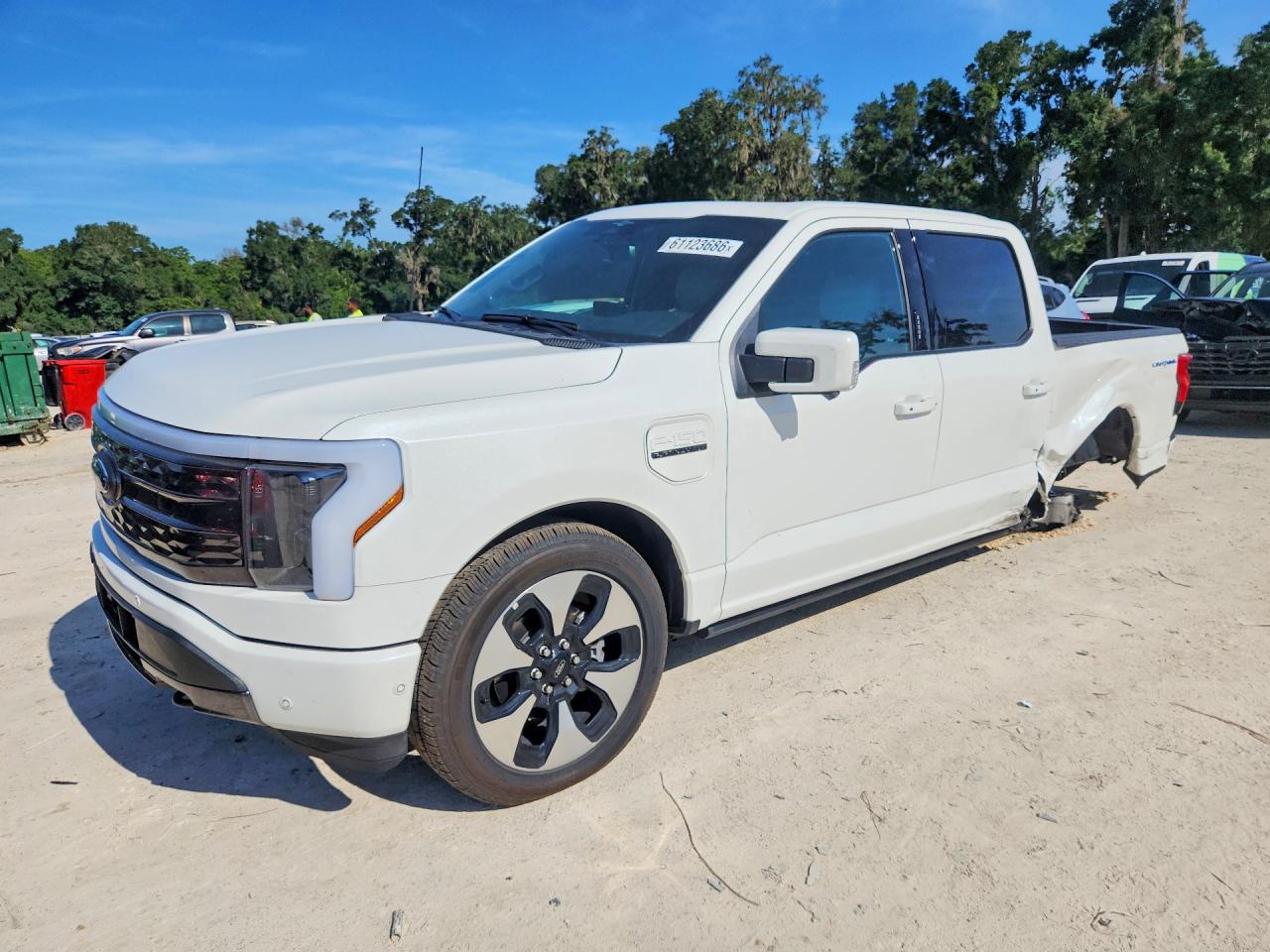 2023 Ford F-150 Lightning Lariat, VIN 1FT6W1EV6PWG46122 — Rear end