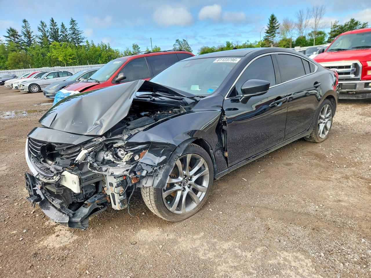 2017 Mazda 6 Grand Touring, VIN JM1GL1W50H1101057 — Перед