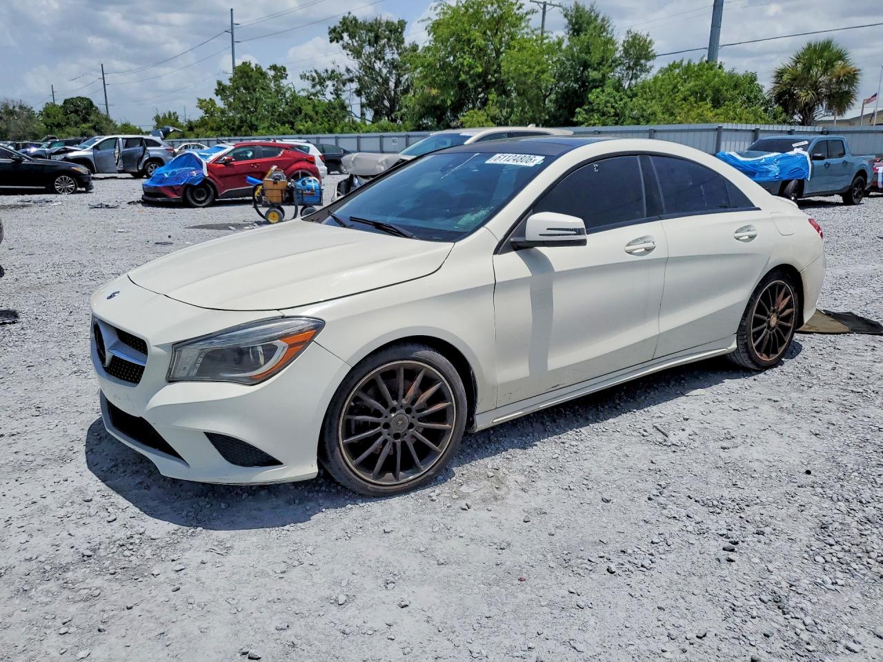 2016 Mercedes-Benz CLA 250, VIN WDDSJ4EB2GN307292 — Stripped