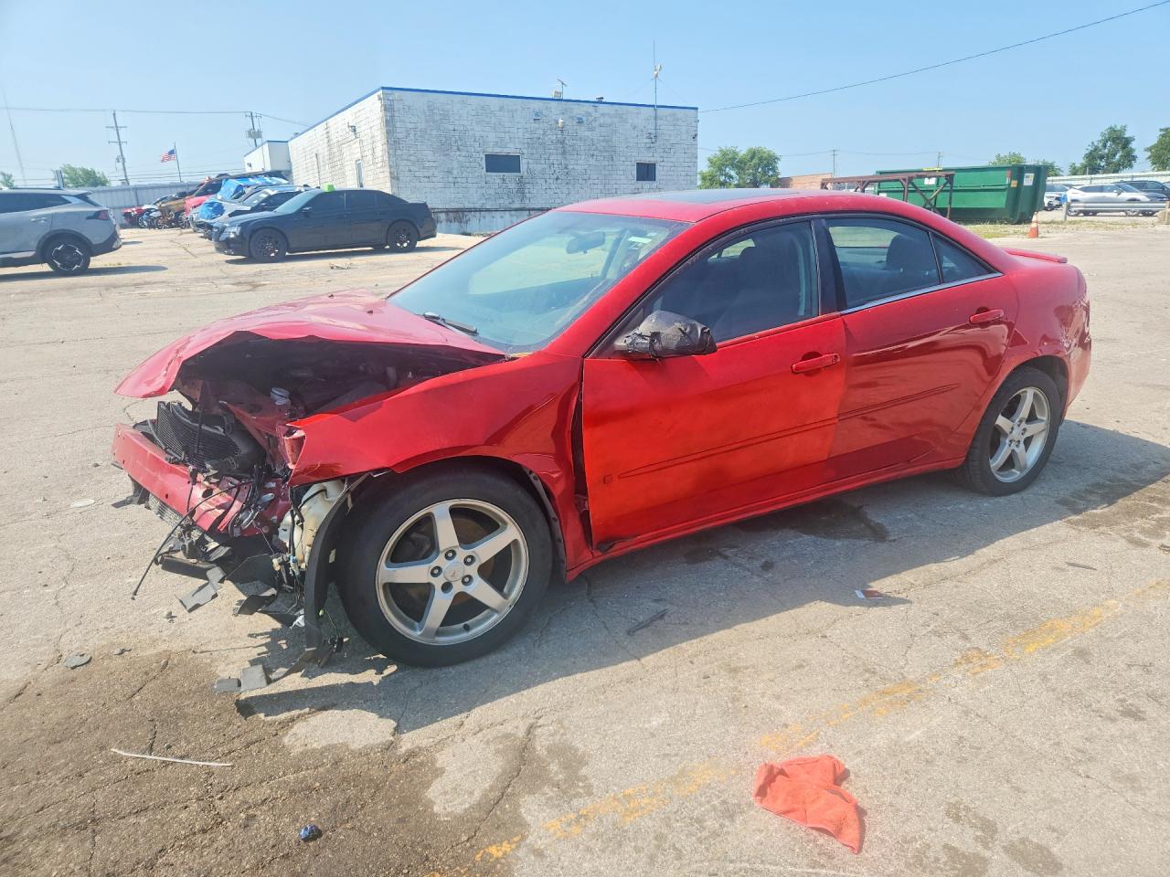2007 Pontiac G6 G6, VIN 1G2ZG58N574211671 — Перед