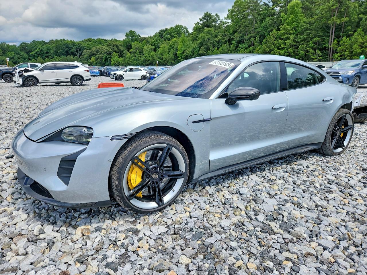 2020 Porsche Taycan Turbo, VIN WP0AC2Y18LSA71897 — Rear end