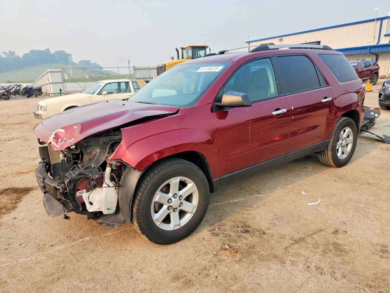 2015 GMC Acadia SLE, VIN 1GKKRPKD6FJ269103 — Front end