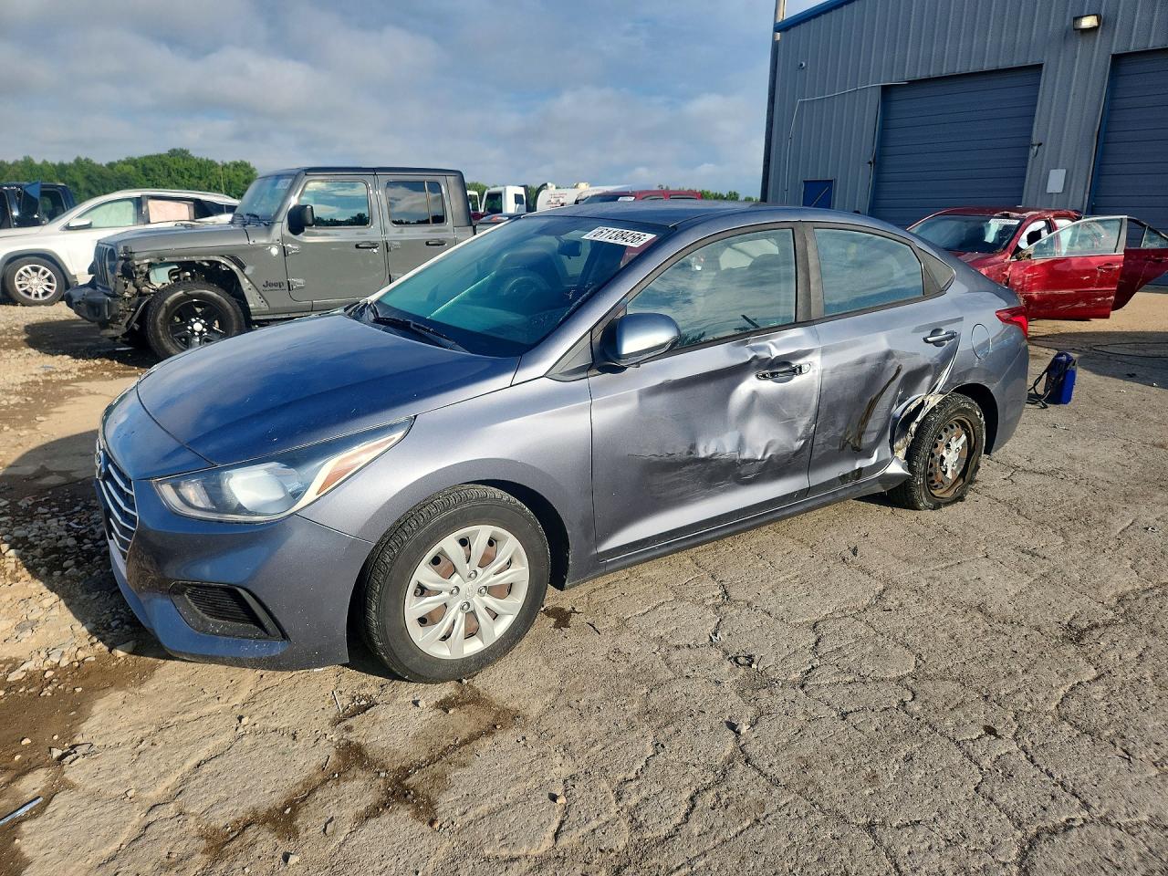 2019 Hyundai Accent SE, VIN 3KPC24A35KE064553 — Side