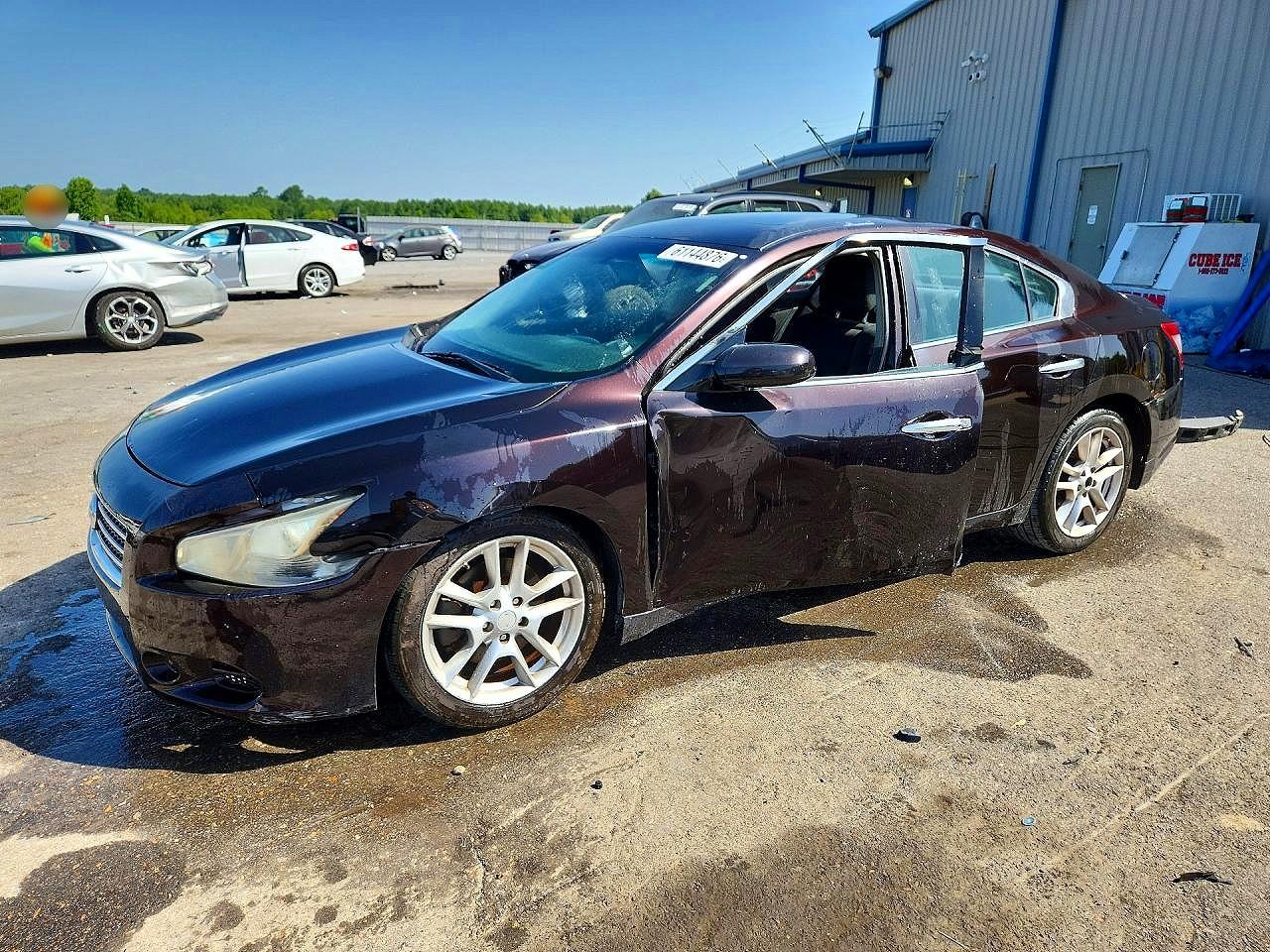 2010 Nissan Maxima SV, VIN 1N4AA5AP7AC873924 — Side