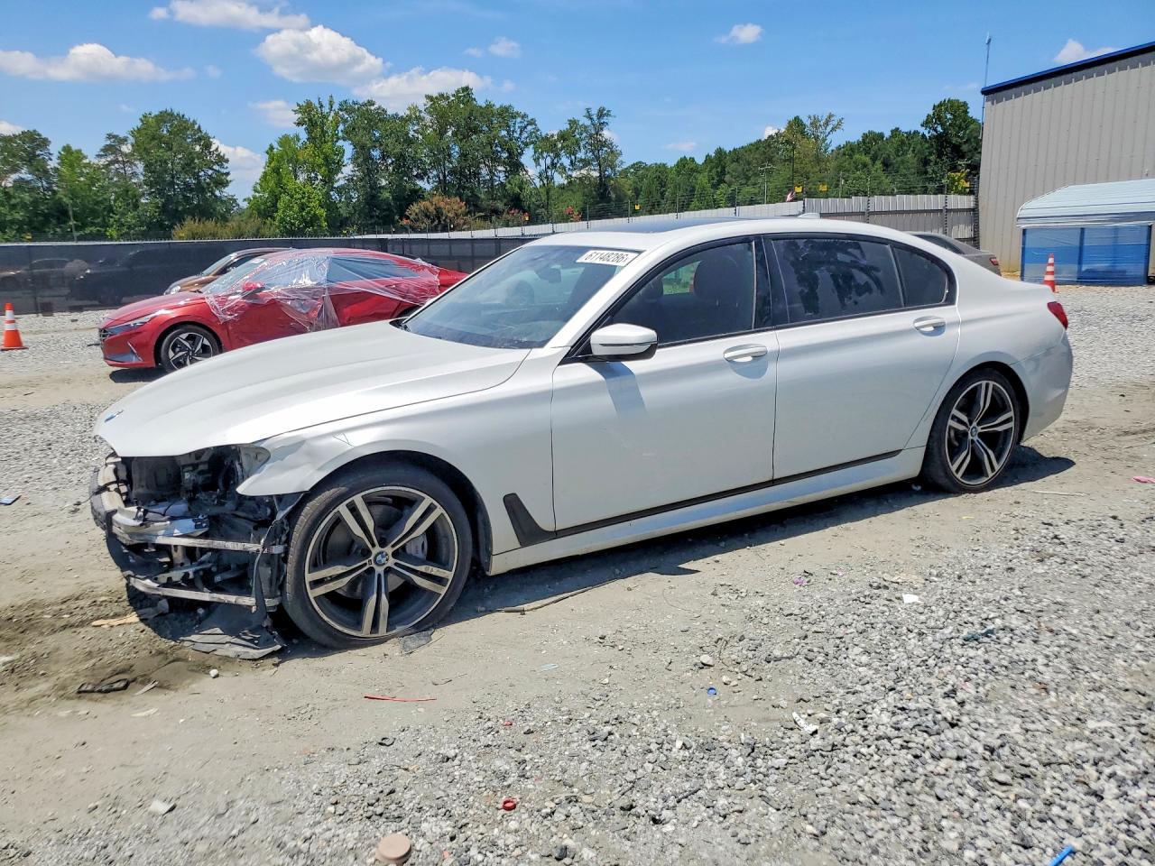 2018 BMW 7 Series 740i, VIN WBA7E2C54JG742183 — Front end