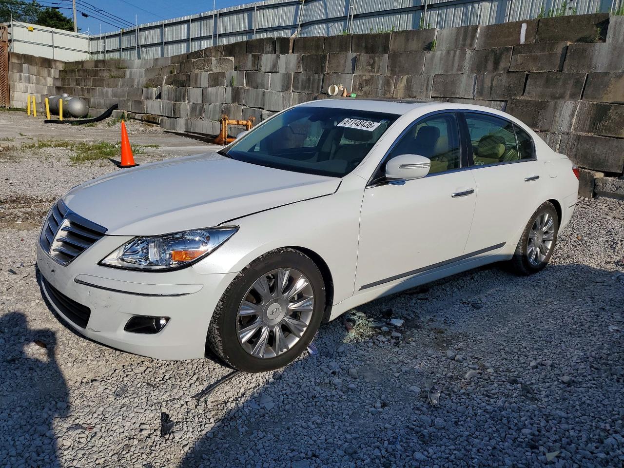 2011 Hyundai Genesis, VIN KMHGC4DE6BU123084 — Front end