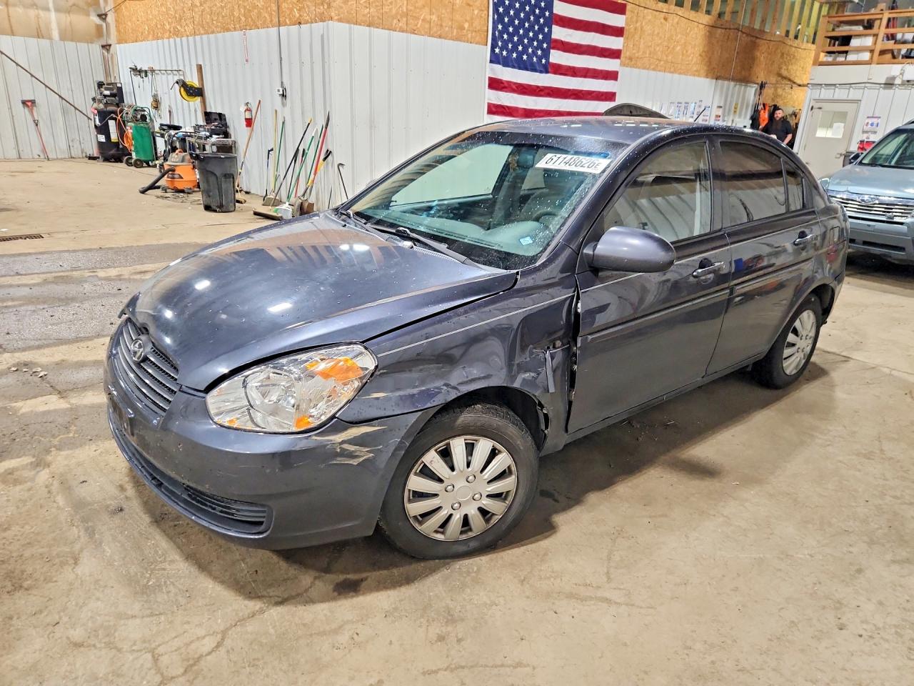 2008 Hyundai Accent GLS, VIN KMHCN46C88U182943 — Front end