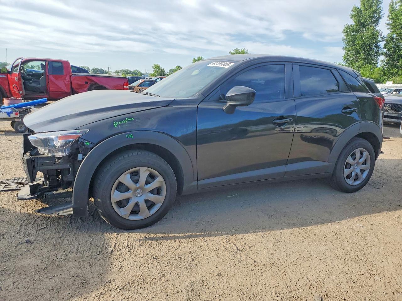 2018 Mazda CX-3 Sport, VIN JM1DKFB79J0325742 — Front end