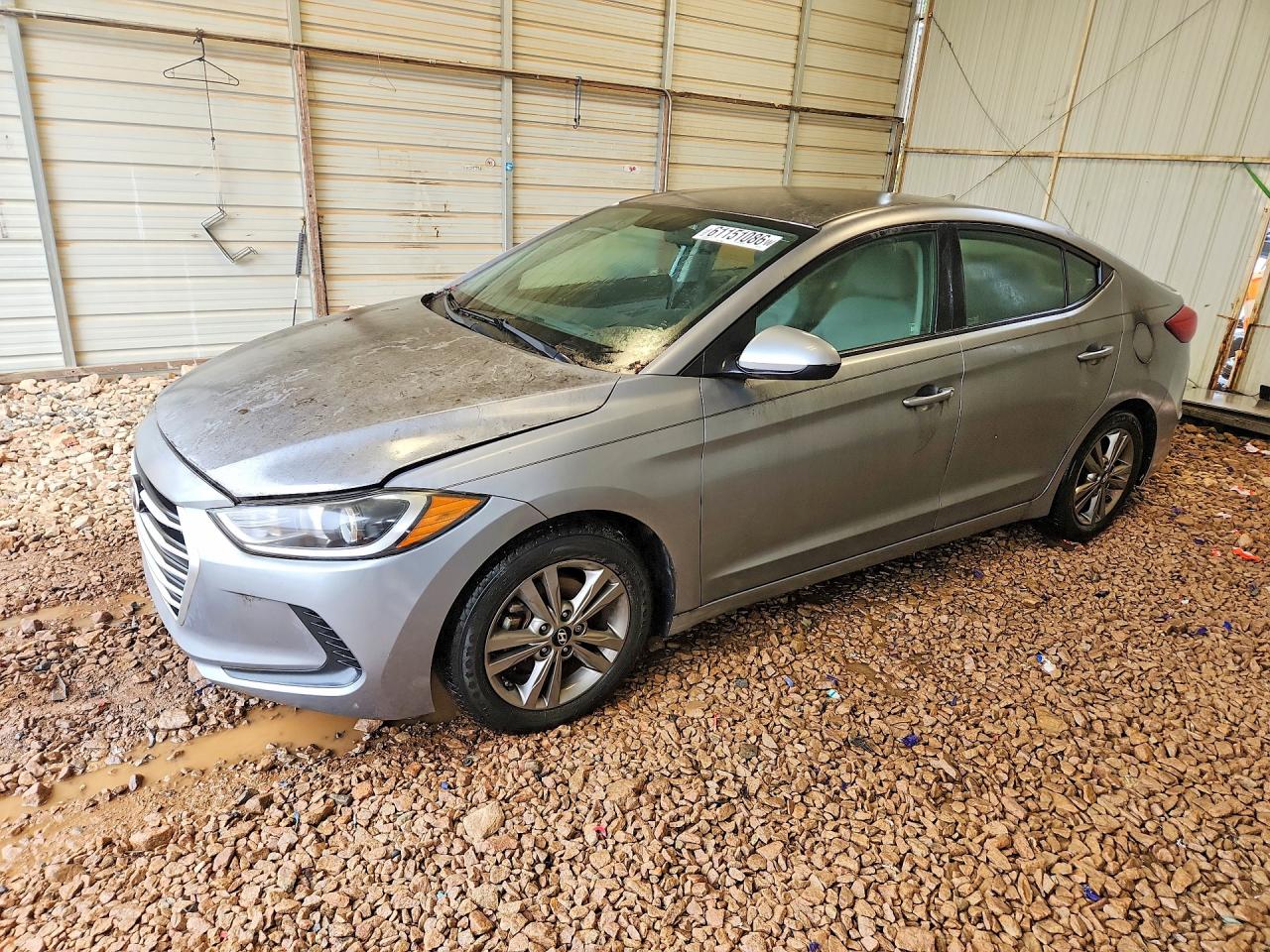 2017 Hyundai Elantra Limited, VIN 5NPD84LFXHH020739 — Prior damage history