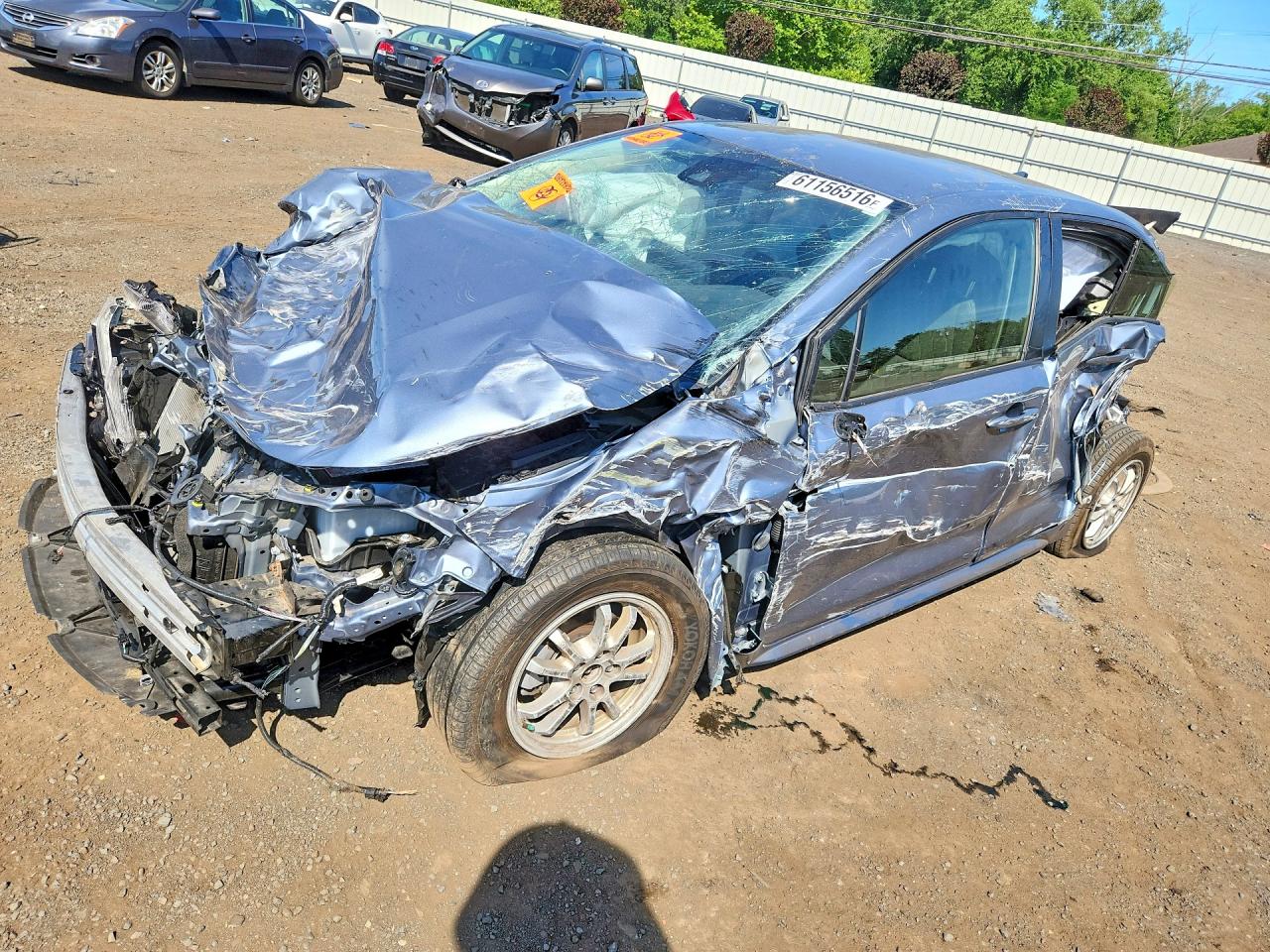 2022 Toyota Corolla Hybrid LE, VIN JTDEAMDE2NJ037410 — All over