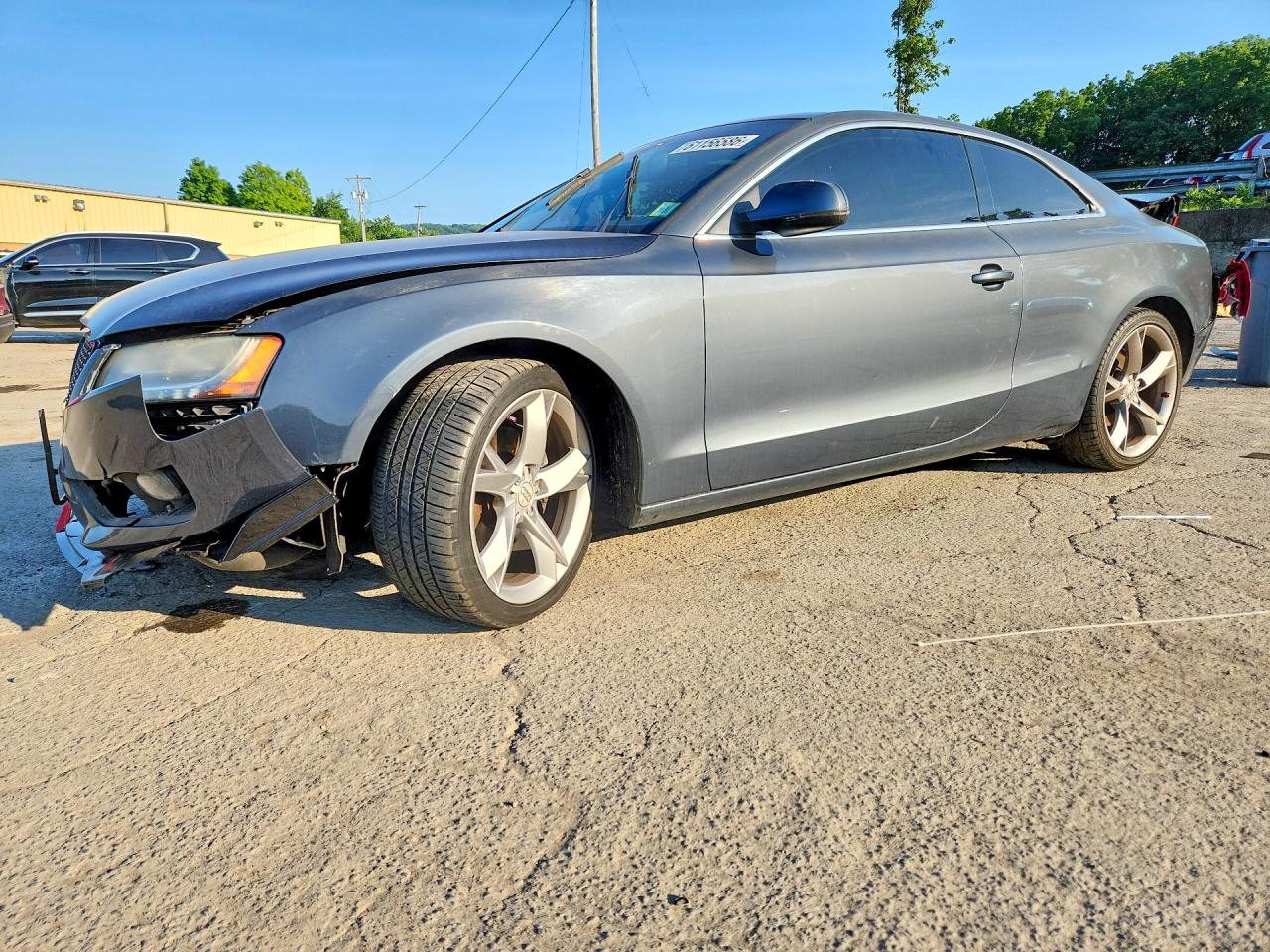 2010 Audi A5 Premium Plus, VIN WAULFAFRXAA004931 — Rear end