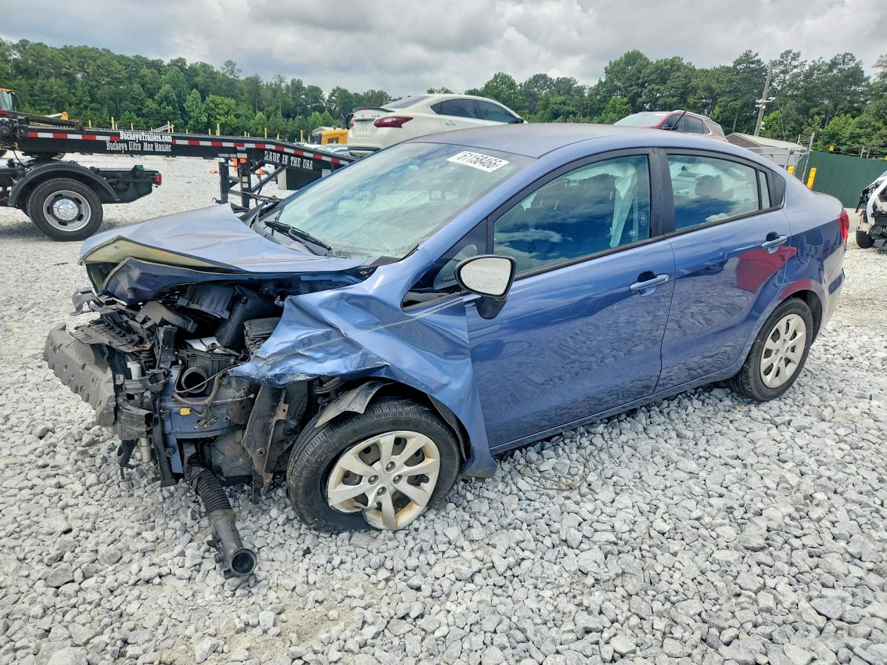 2016 Kia Rio LX, VIN KNADM4A36G6650929 — Front end