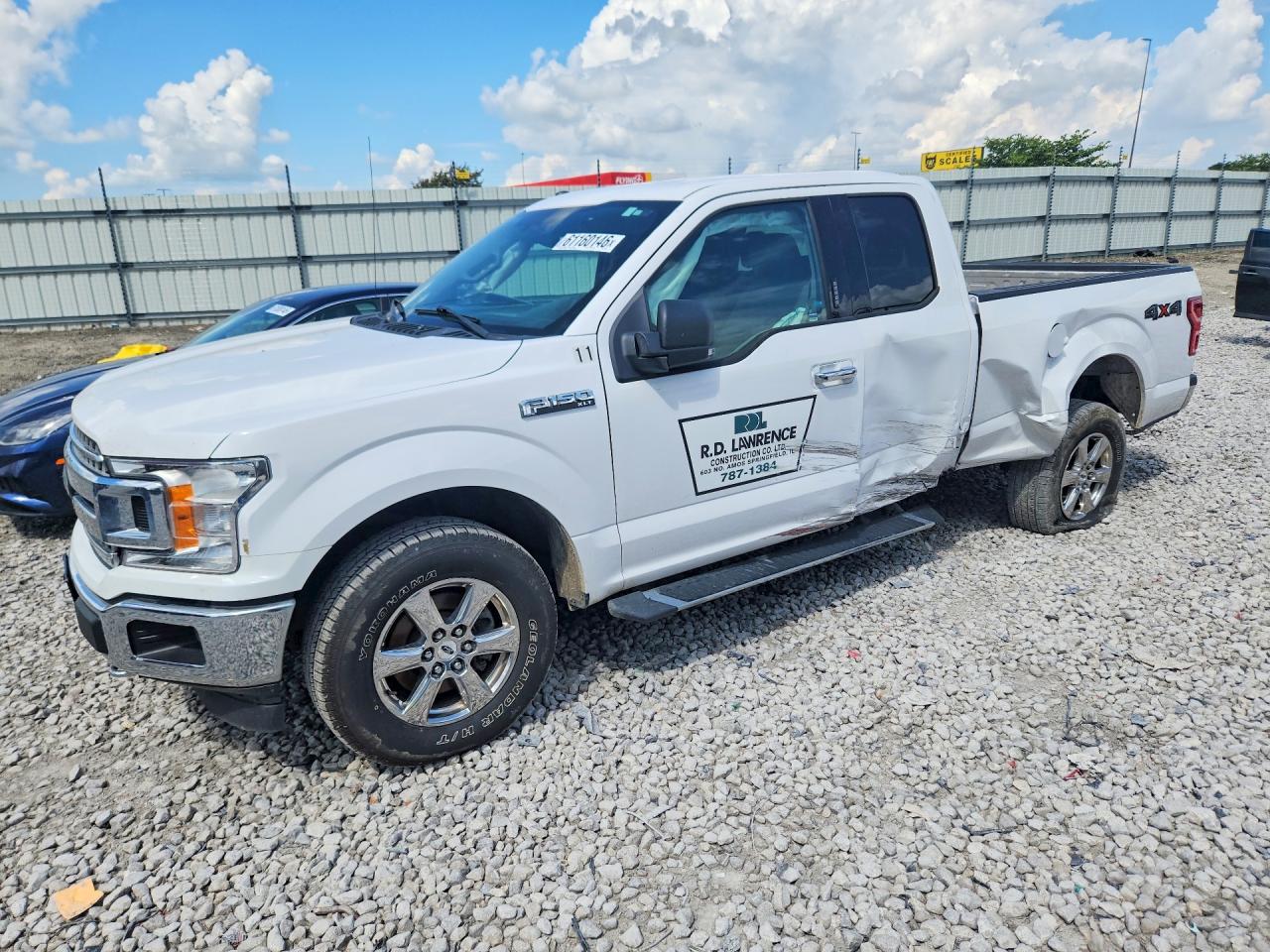 2018 Ford F-150 XL, VIN 1FTFX1EG3JKC34236 — Frame damage