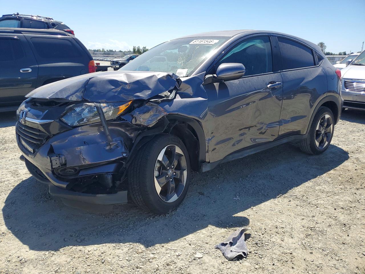 2018 Honda HR-V EX, VIN 3CZRU6H58JG724329 — Перед