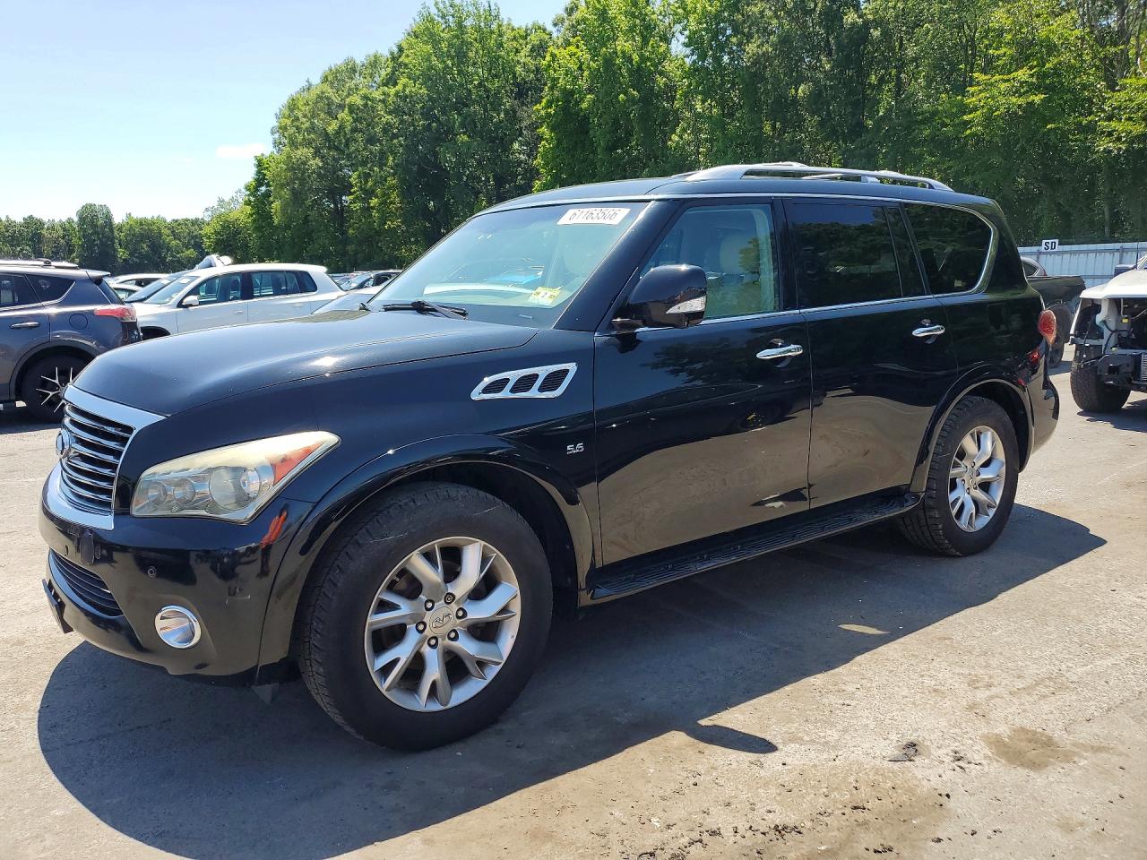 2014 Infiniti QX80, VIN JN8AZ2NC0E9352303 — Minor dents and scratches