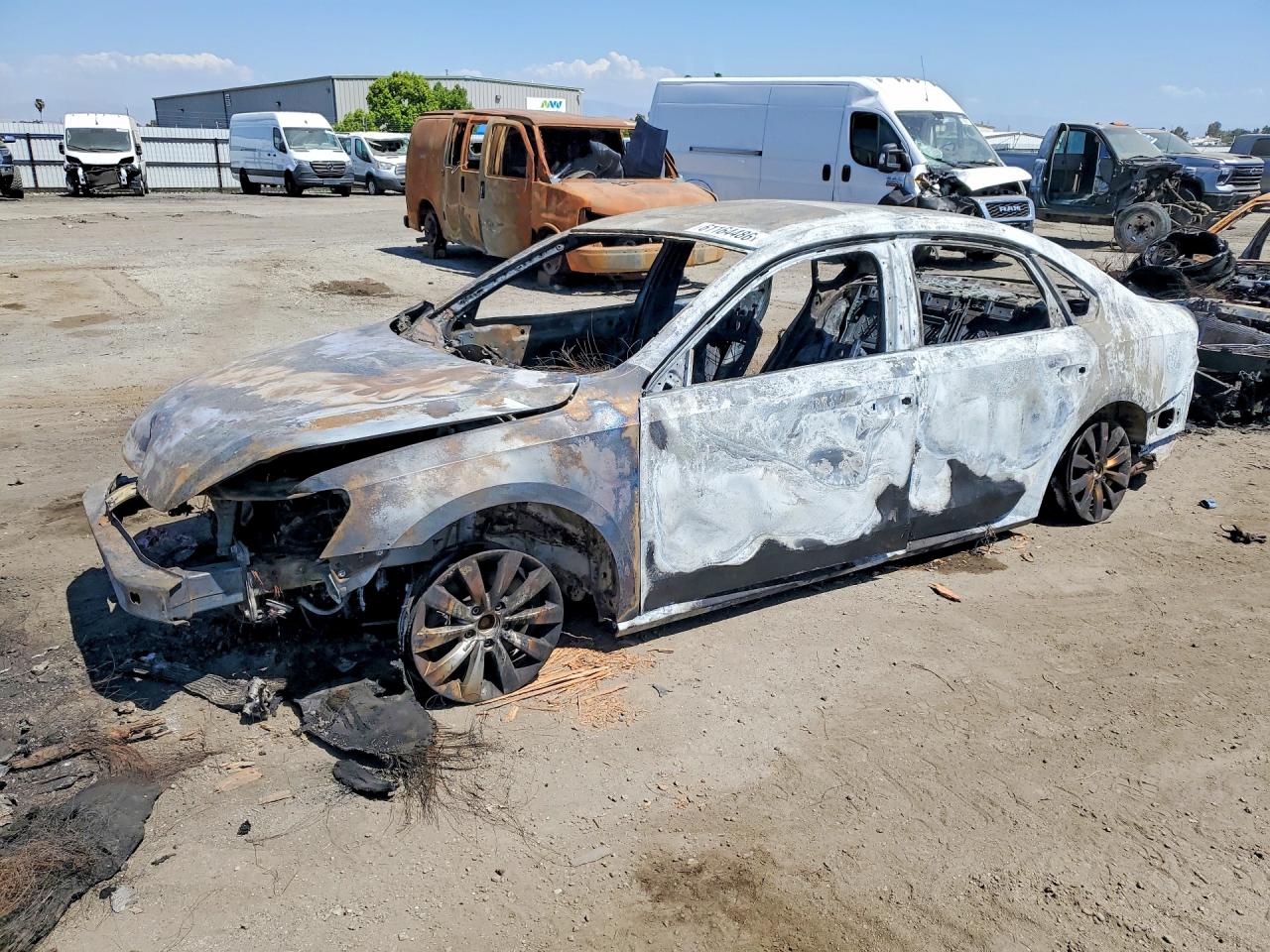 2012 Volkswagen Passat SE, VIN 1VWBP7A35CC109219 — Burn
