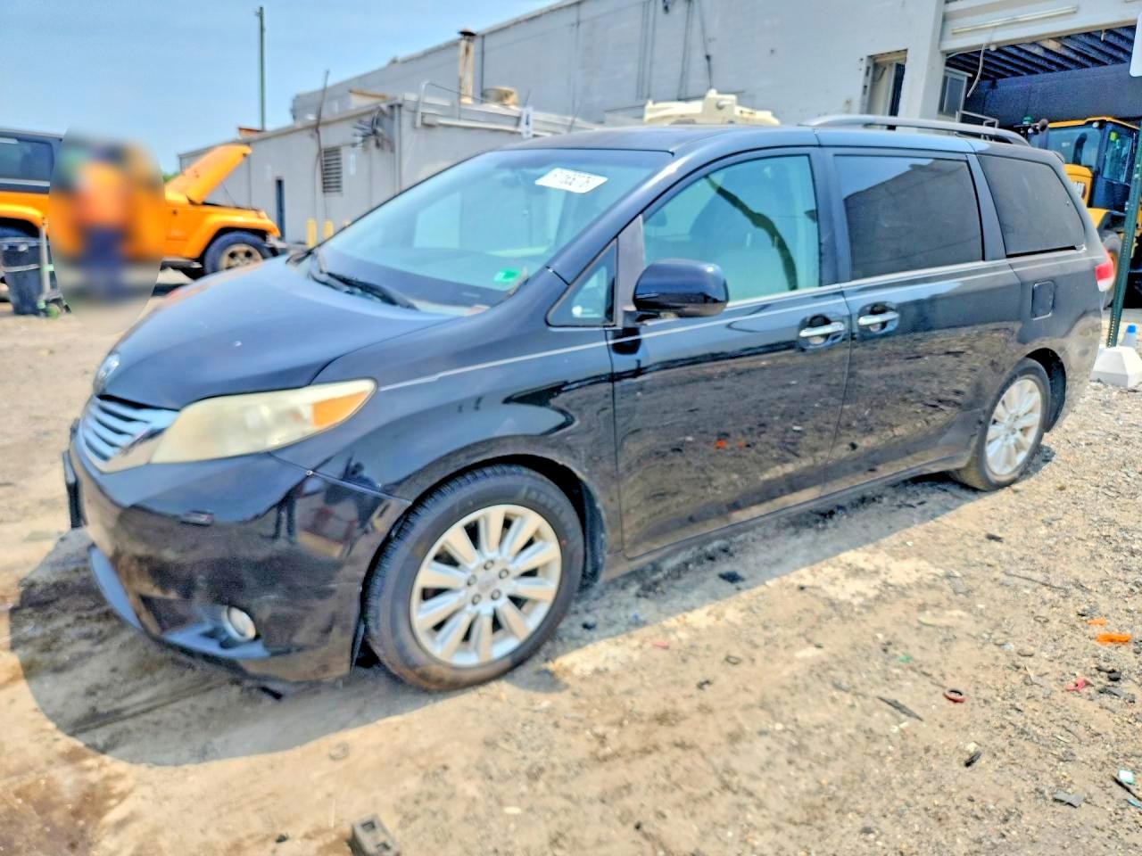 2012 Toyota Sienna Limited, VIN 5TDYK3DC6CS231800 — Engine fire
